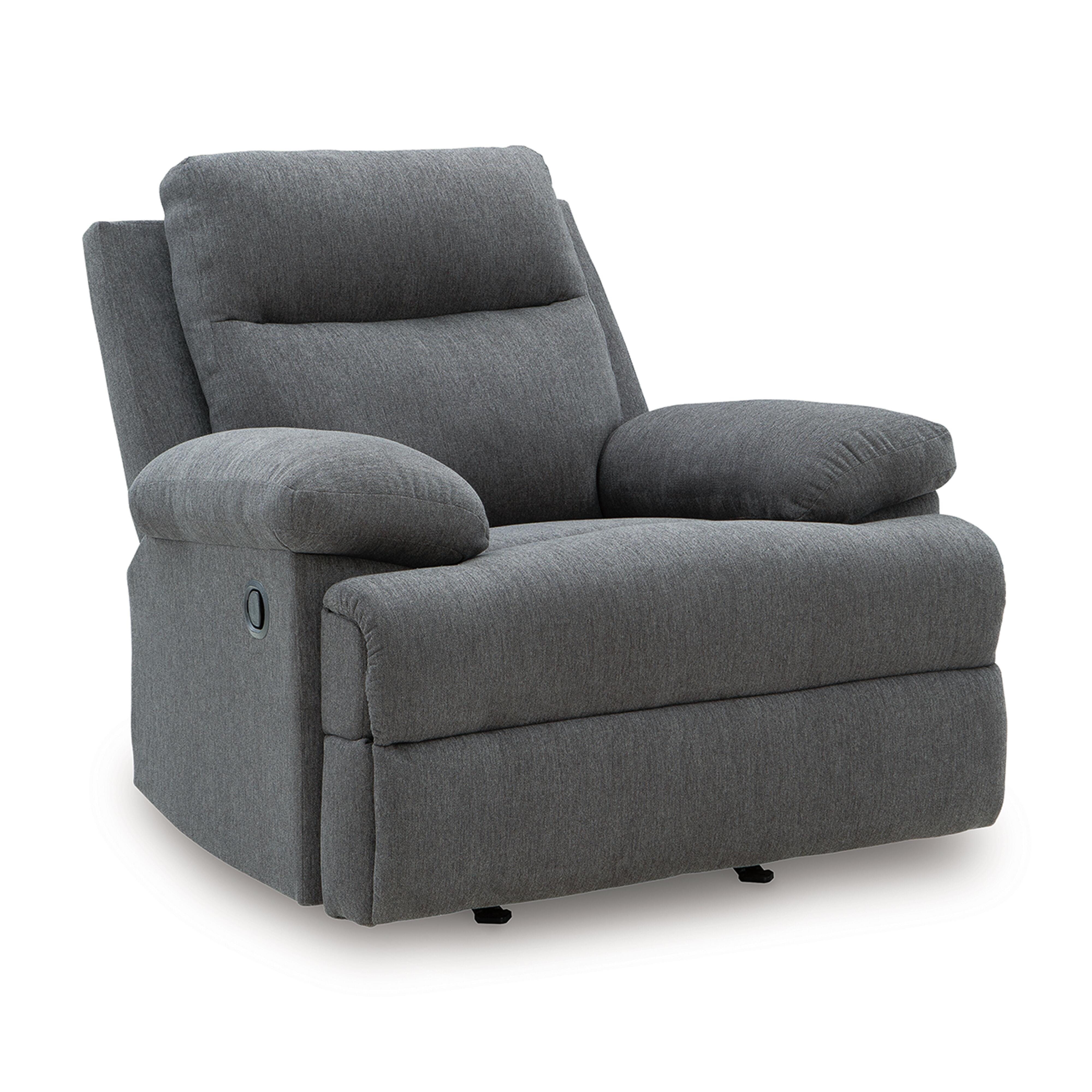 Tarrant Recliner, Charcoal, large