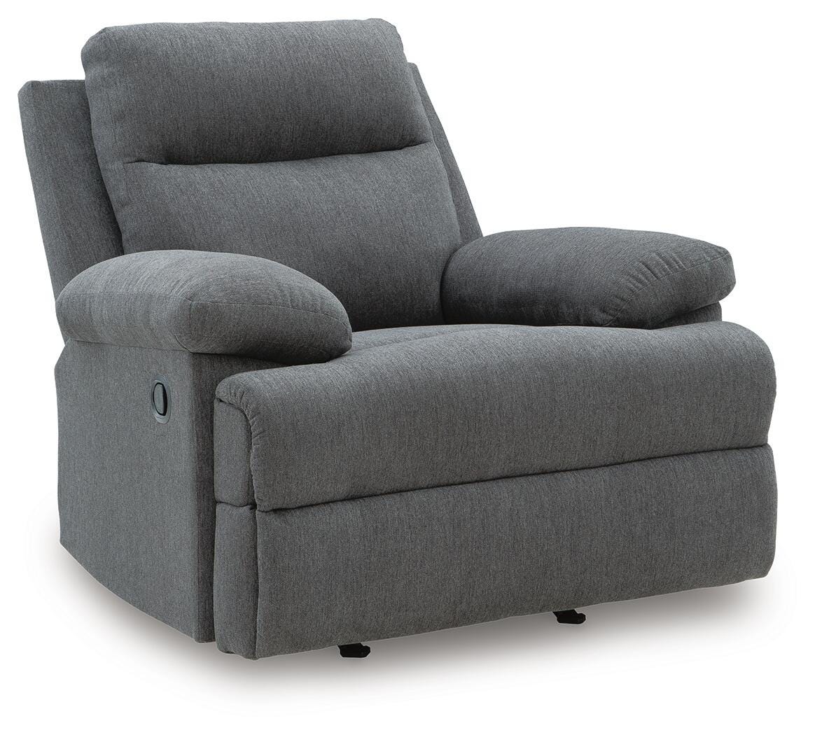 Tarrant Recliner, Charcoal, large