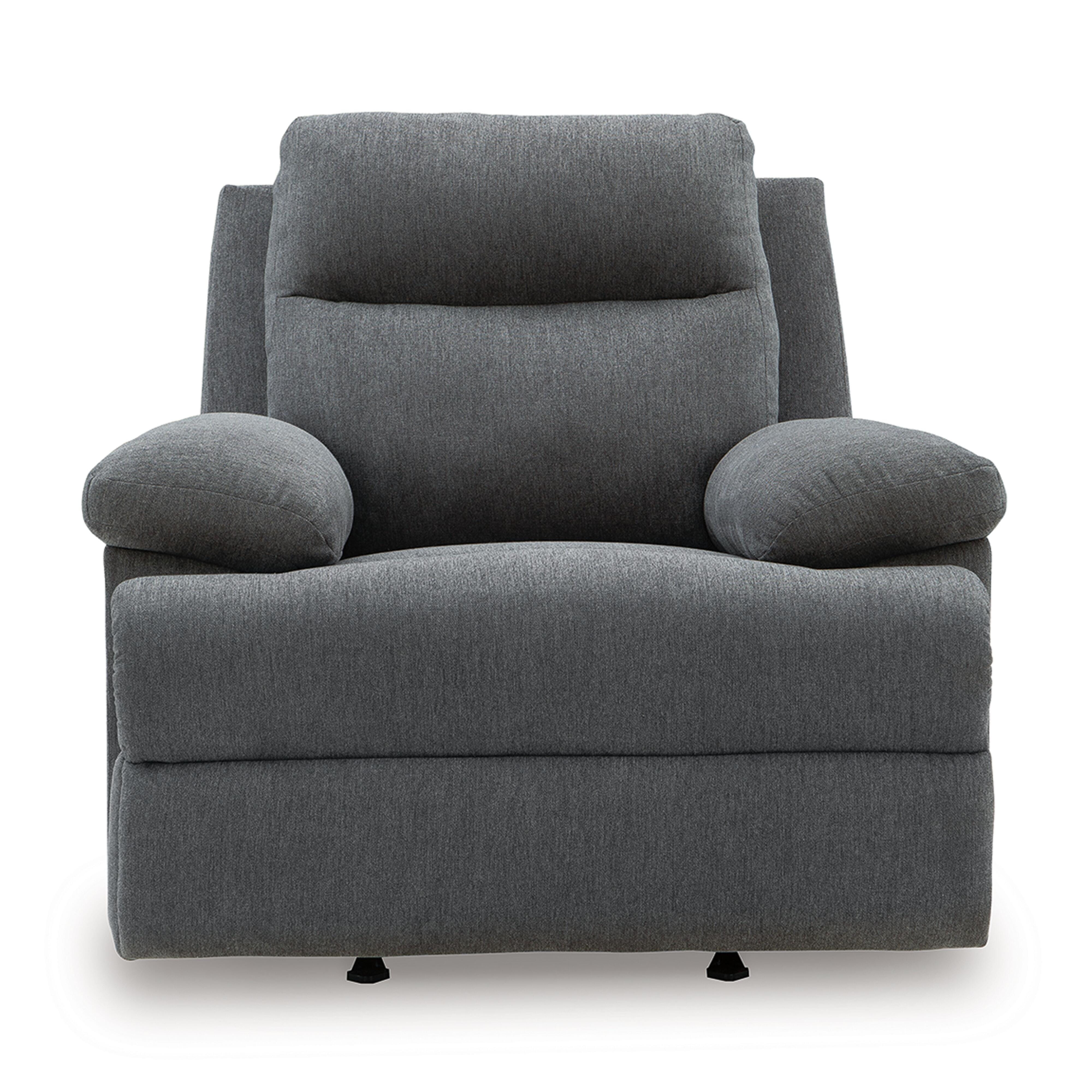 Tarrant Recliner, Charcoal, large