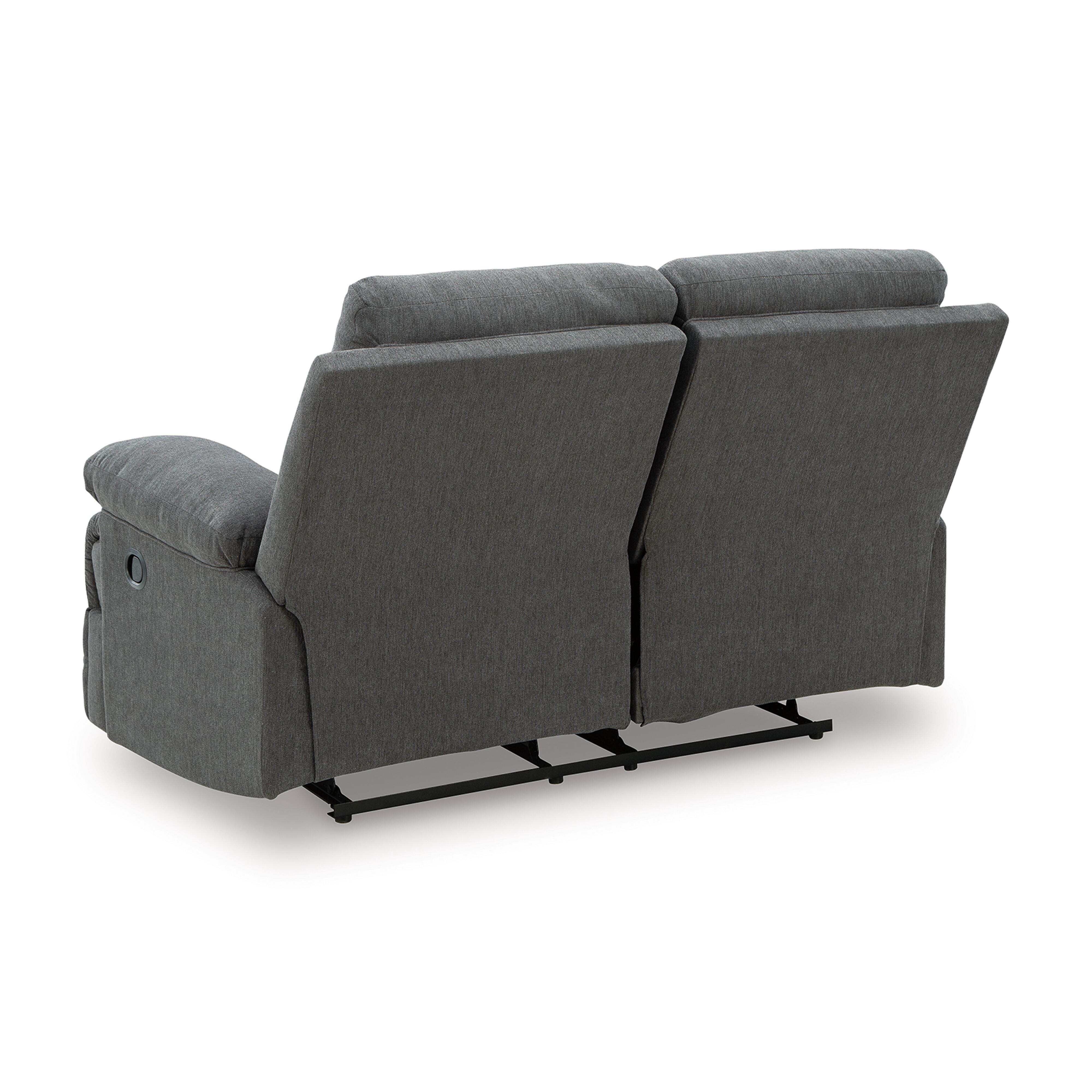Tarrant Reclining Loveseat, Charcoal, large