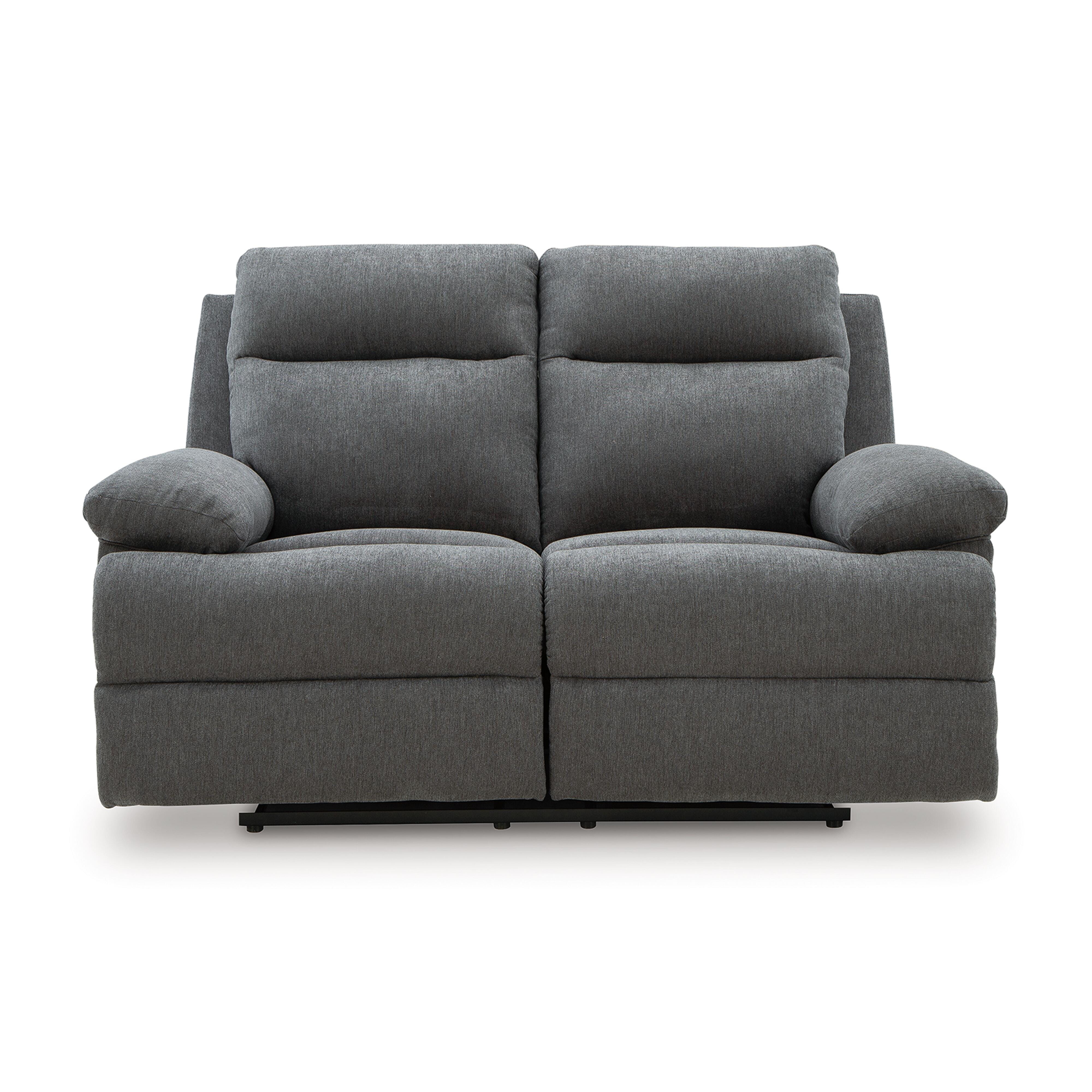 Tarrant Reclining Loveseat, Charcoal, large