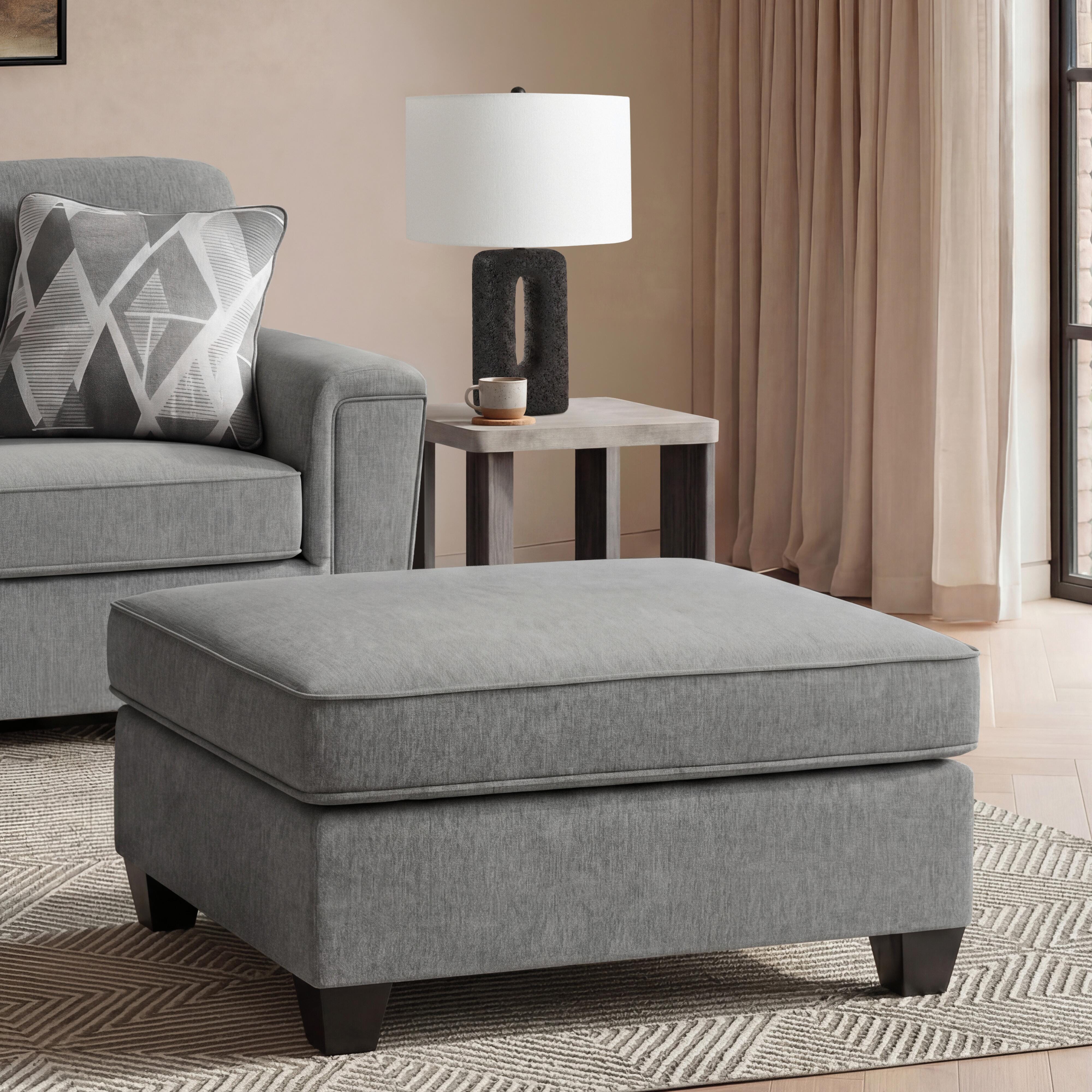 Leeshan Oversized Accent Ottoman - image 2
