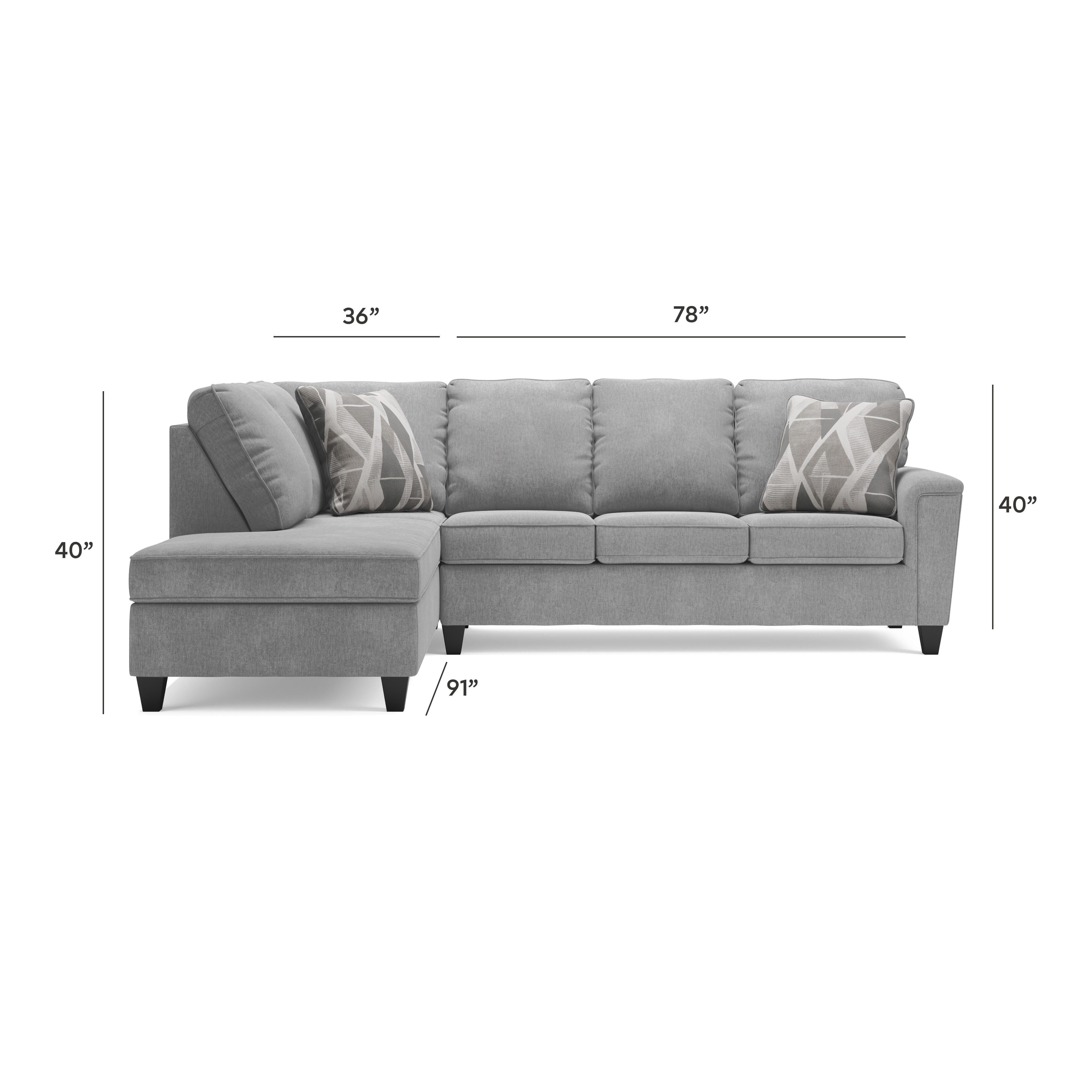 Seccional de 2 piezas con chaise longue Leeshan - image 7