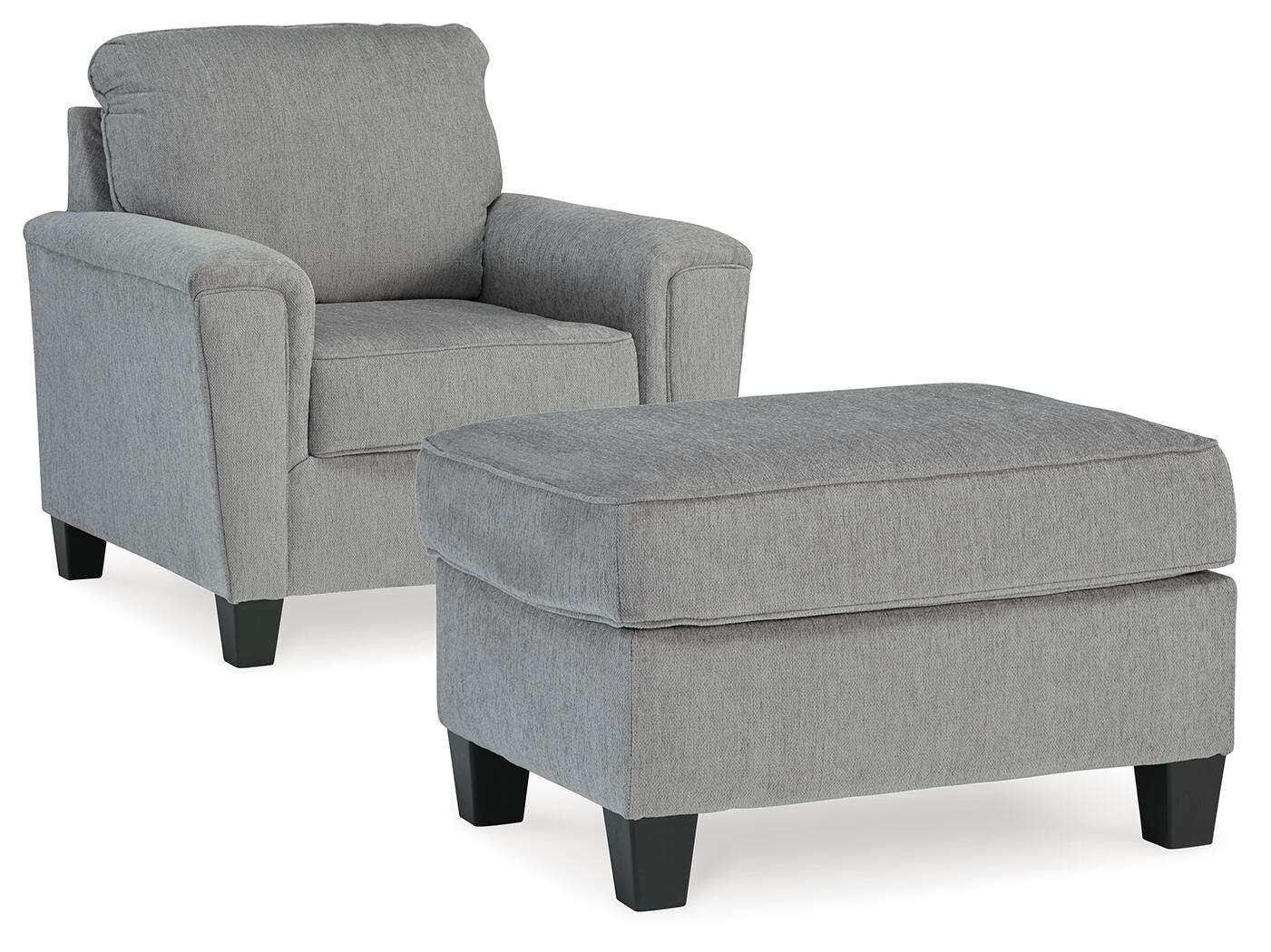 Leeshan Chair and Ottoman, , large