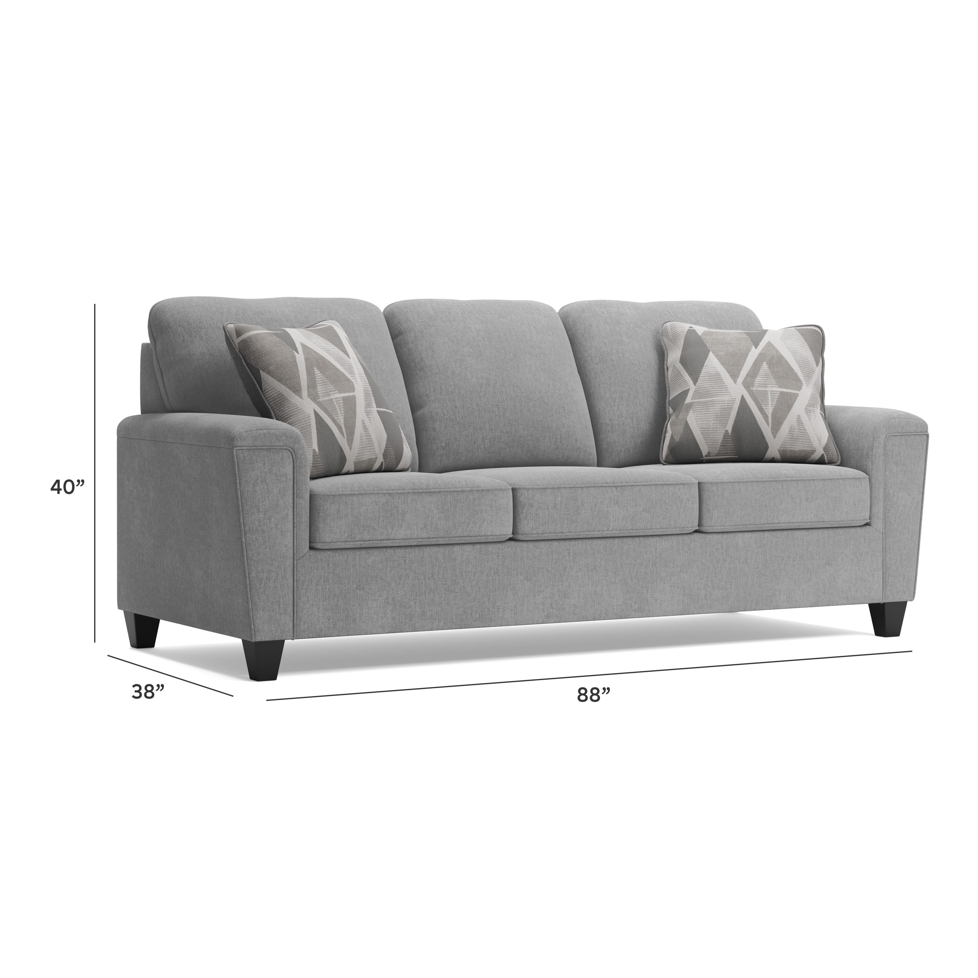 Leeshan Sofa, Steel, large