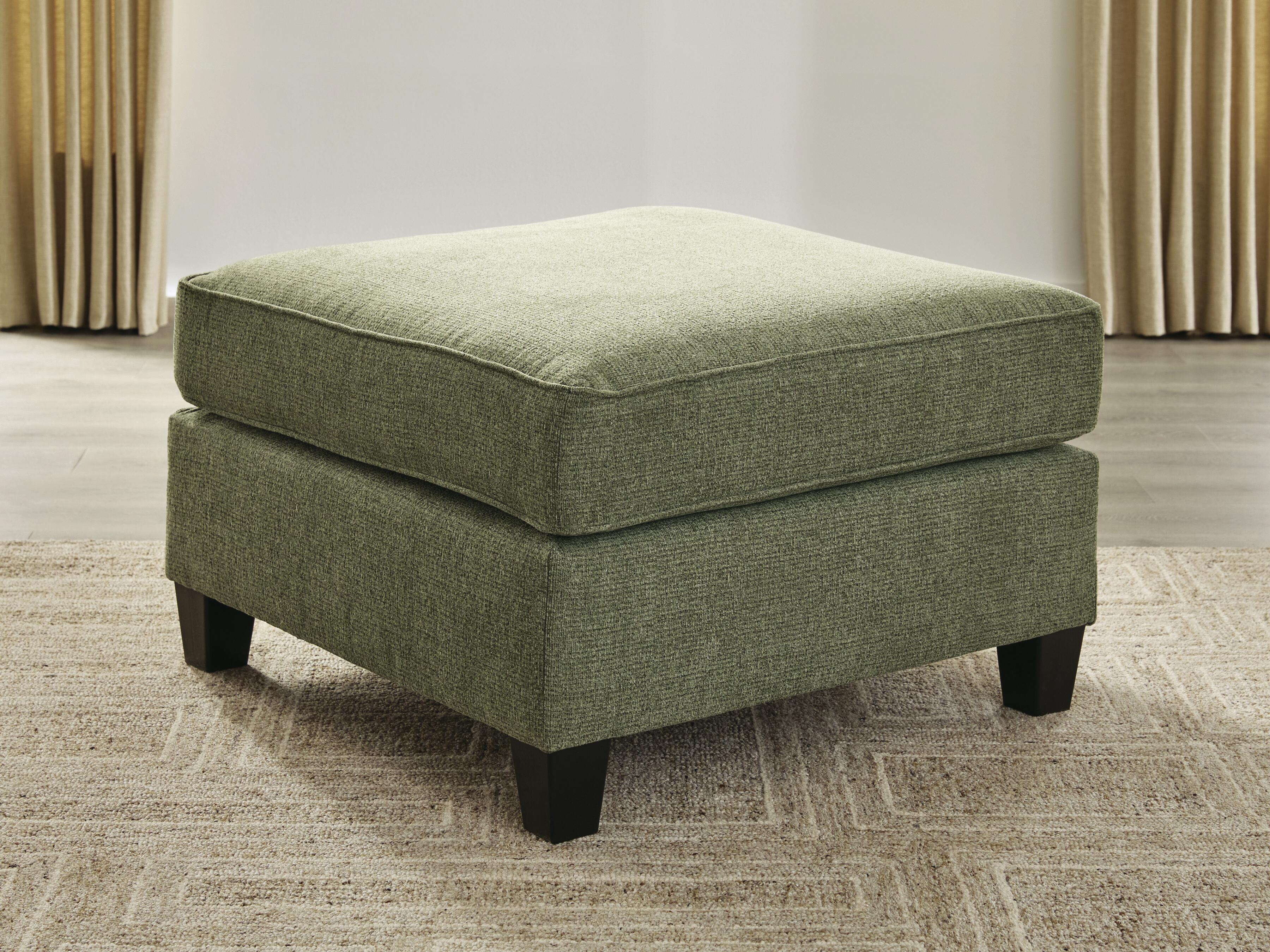 Leeshan Oversized Accent Ottoman, Clover, large