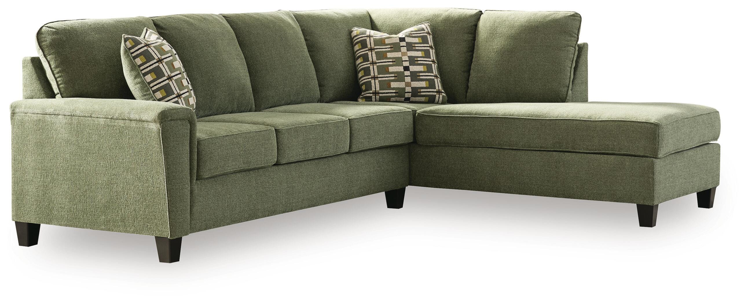 Leeshan 2-Piece Sectional with Chaise, Clover, large