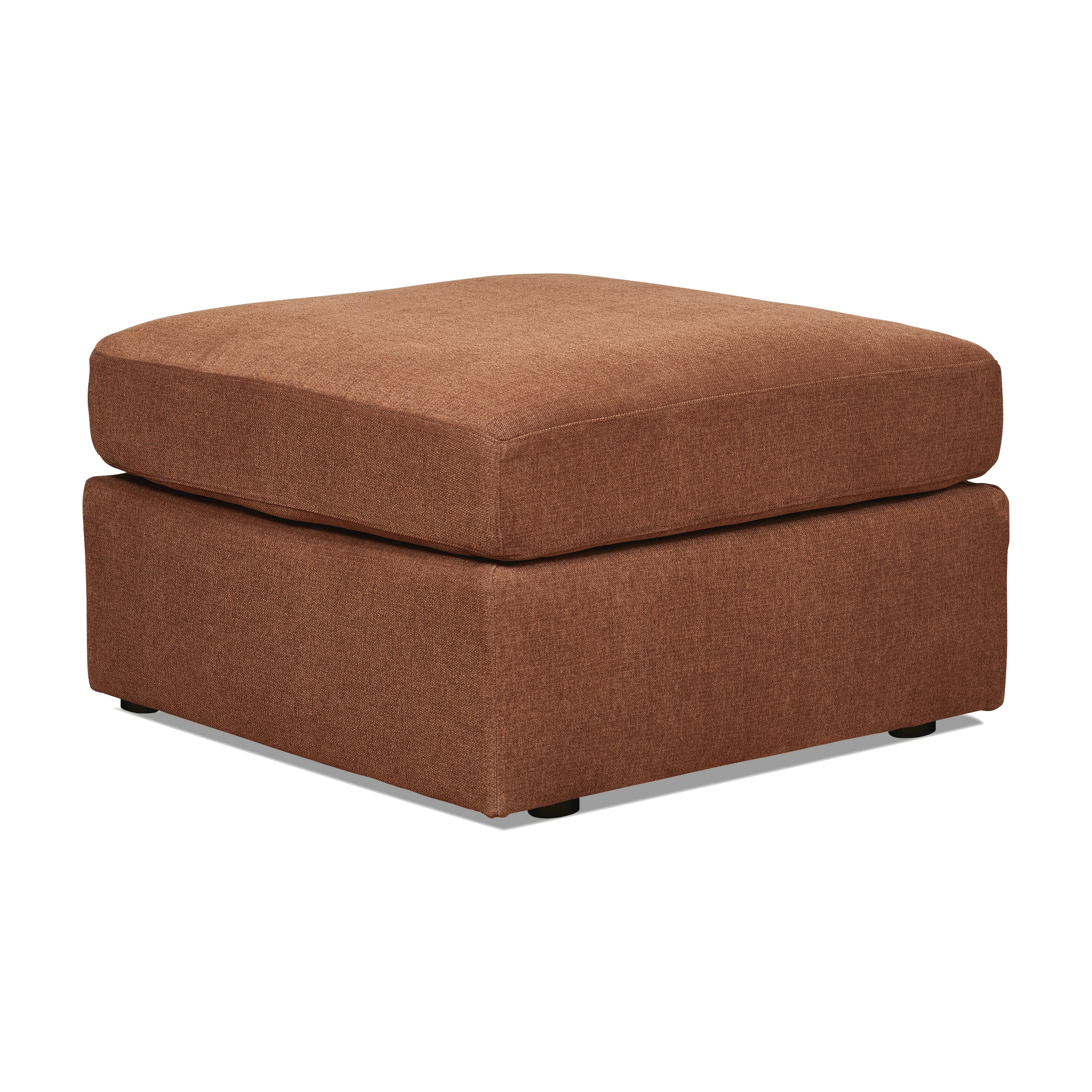 Modmax Oversized Accent Ottoman, Spice, large