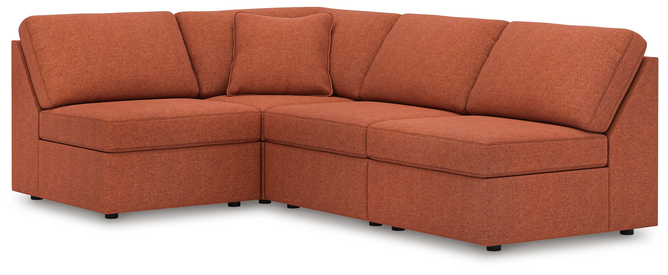 Modmax 4-Piece Sectional, Spice, large