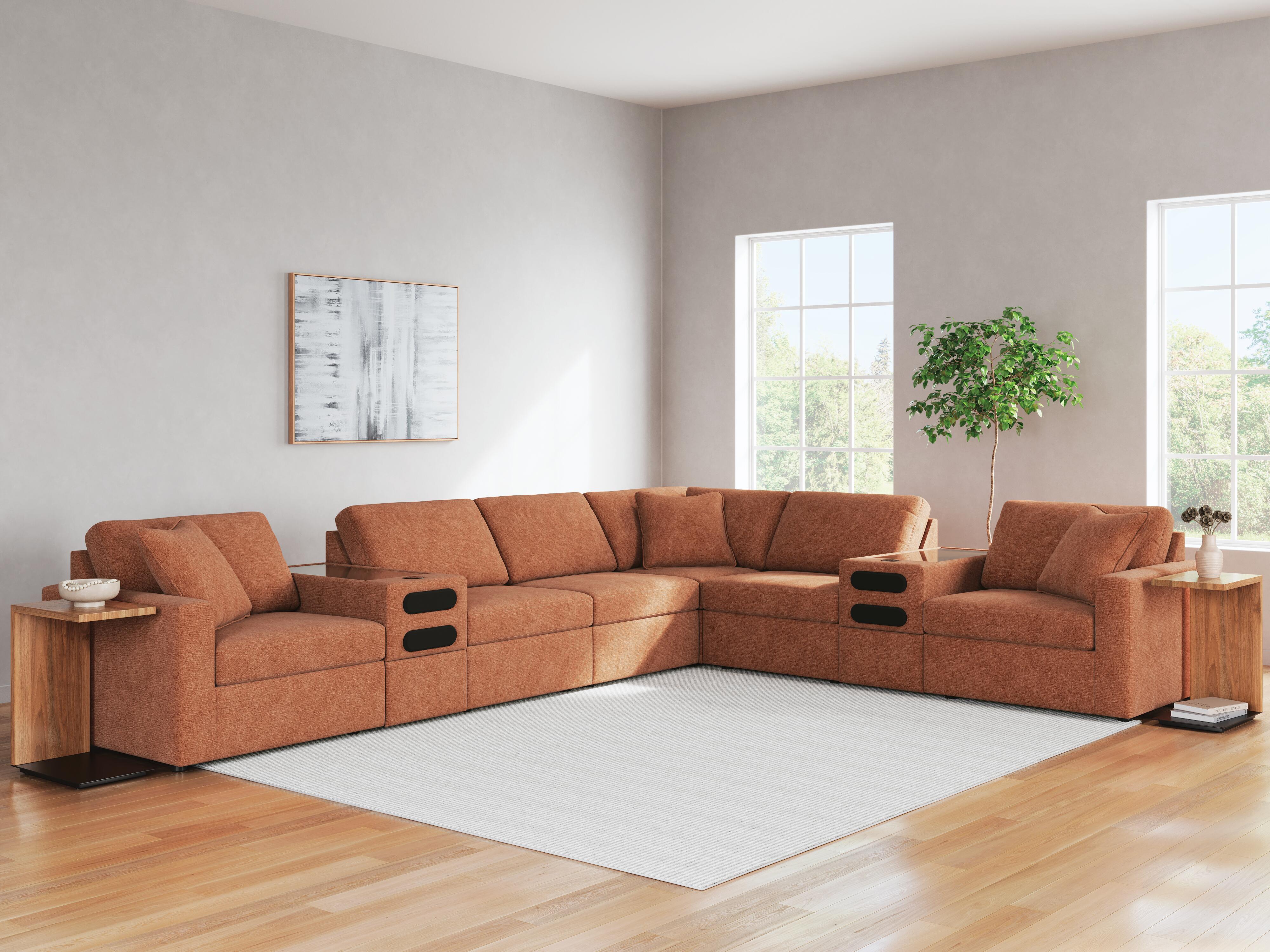 Modmax 8-Piece Sectional, Spice, large