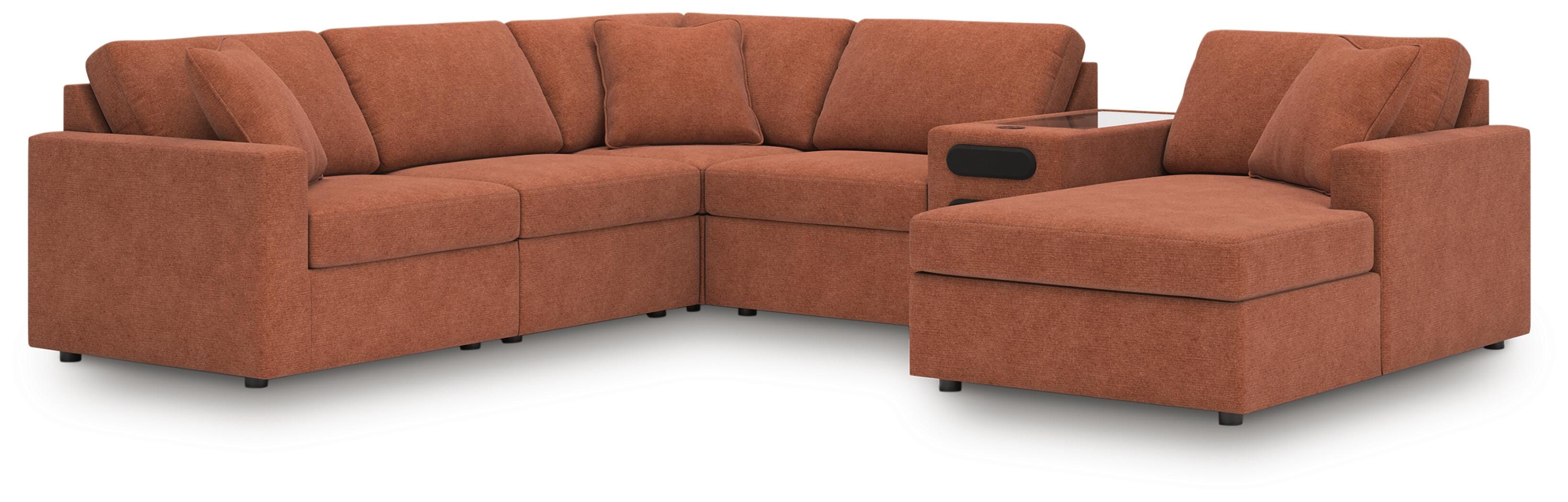 Modmax 6-Piece Sectional with Audio System and Chaise - image 1