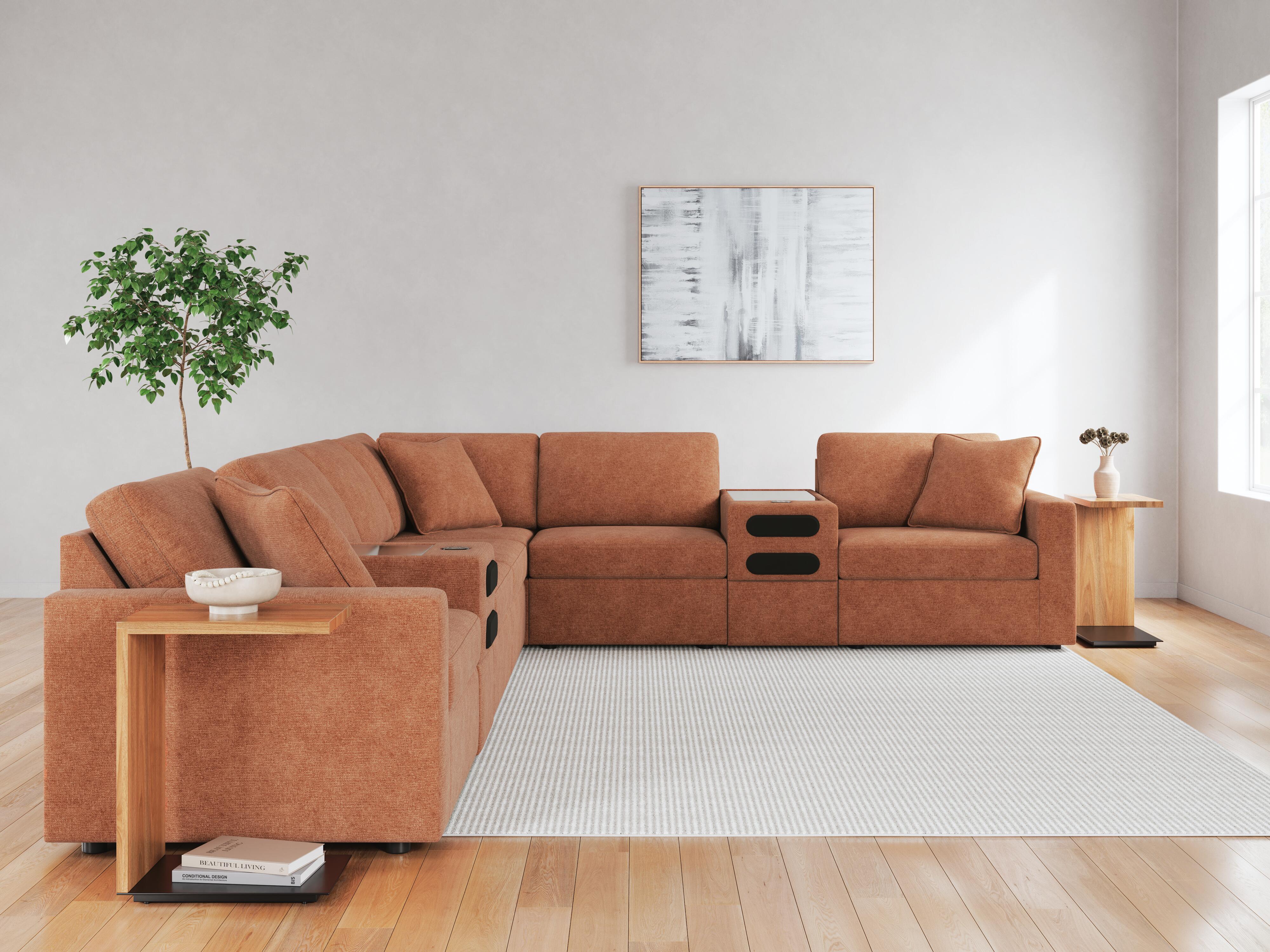 Modmax 8-Piece Sectional, Spice, large