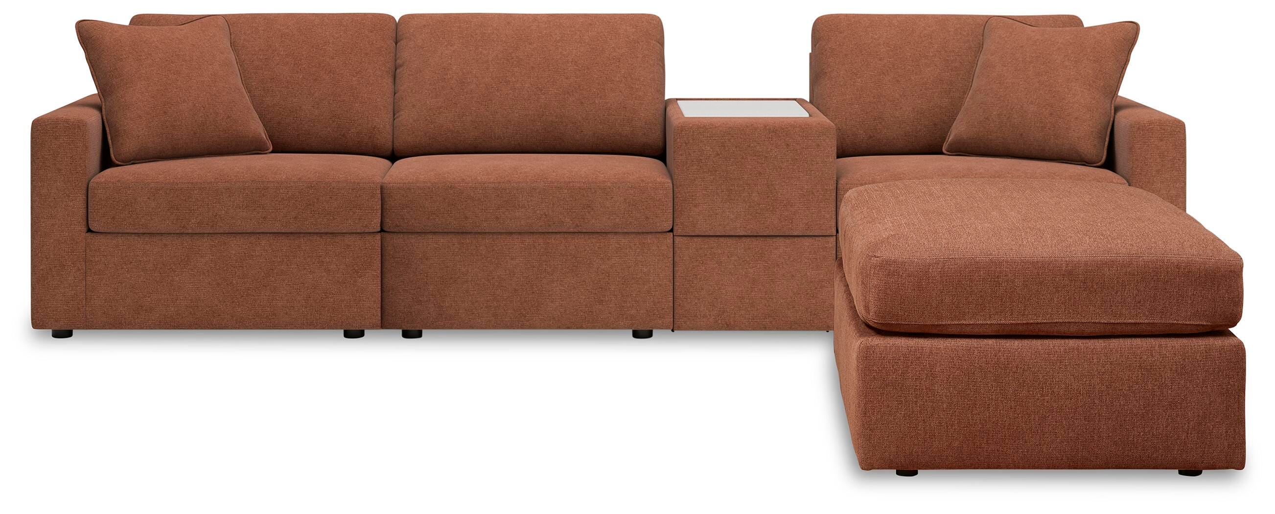 Modmax 4-Piece Sectional and Ottoman - image 1