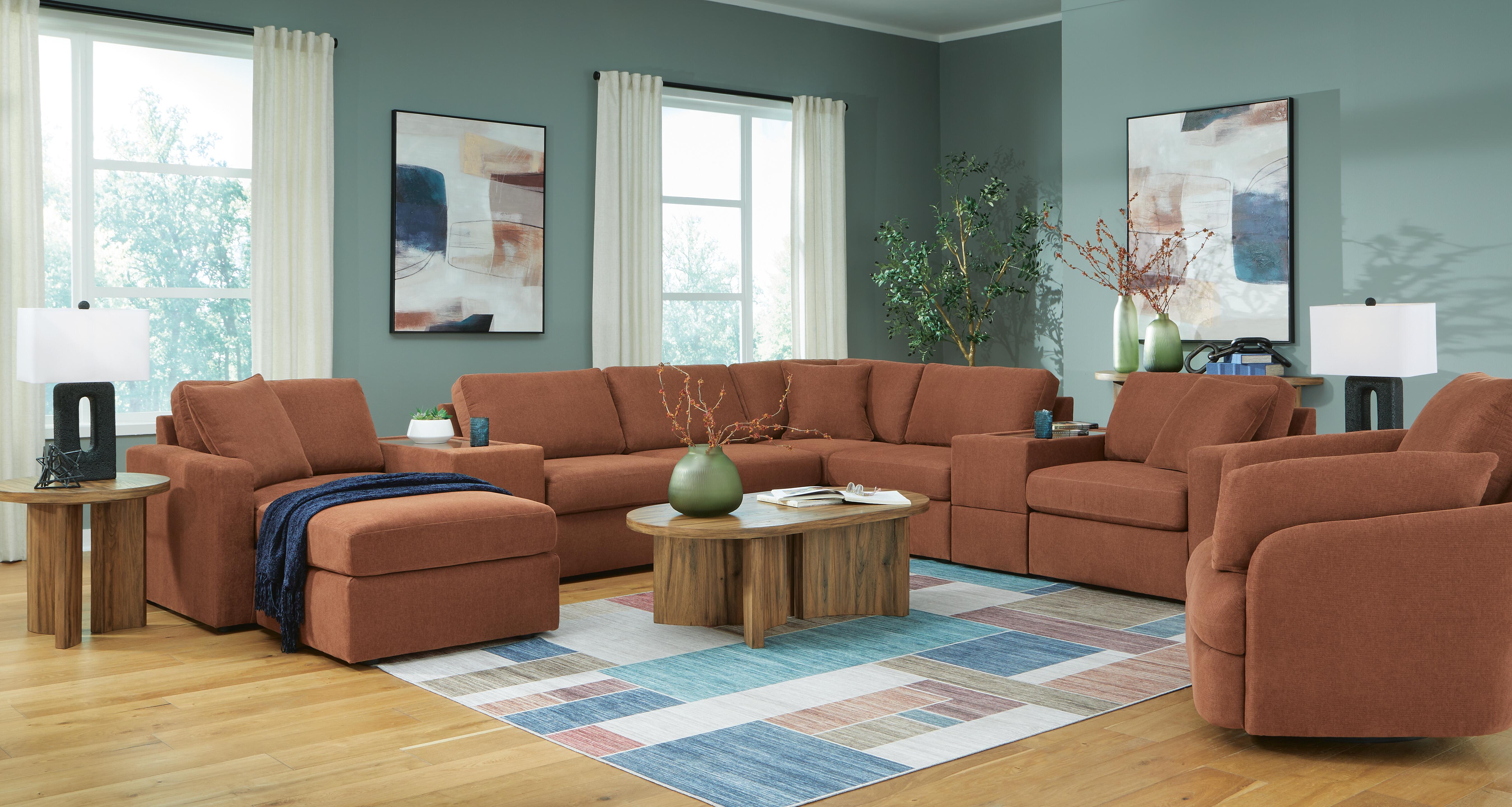 Modmax 6-Piece Sectional and Ottoman - image 23