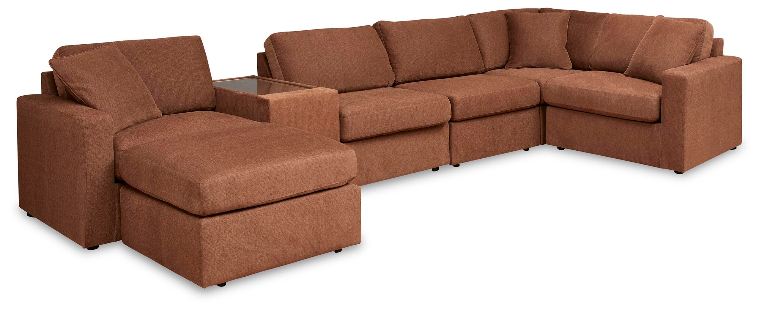 Modmax 6-Piece Sectional and Ottoman - image 1