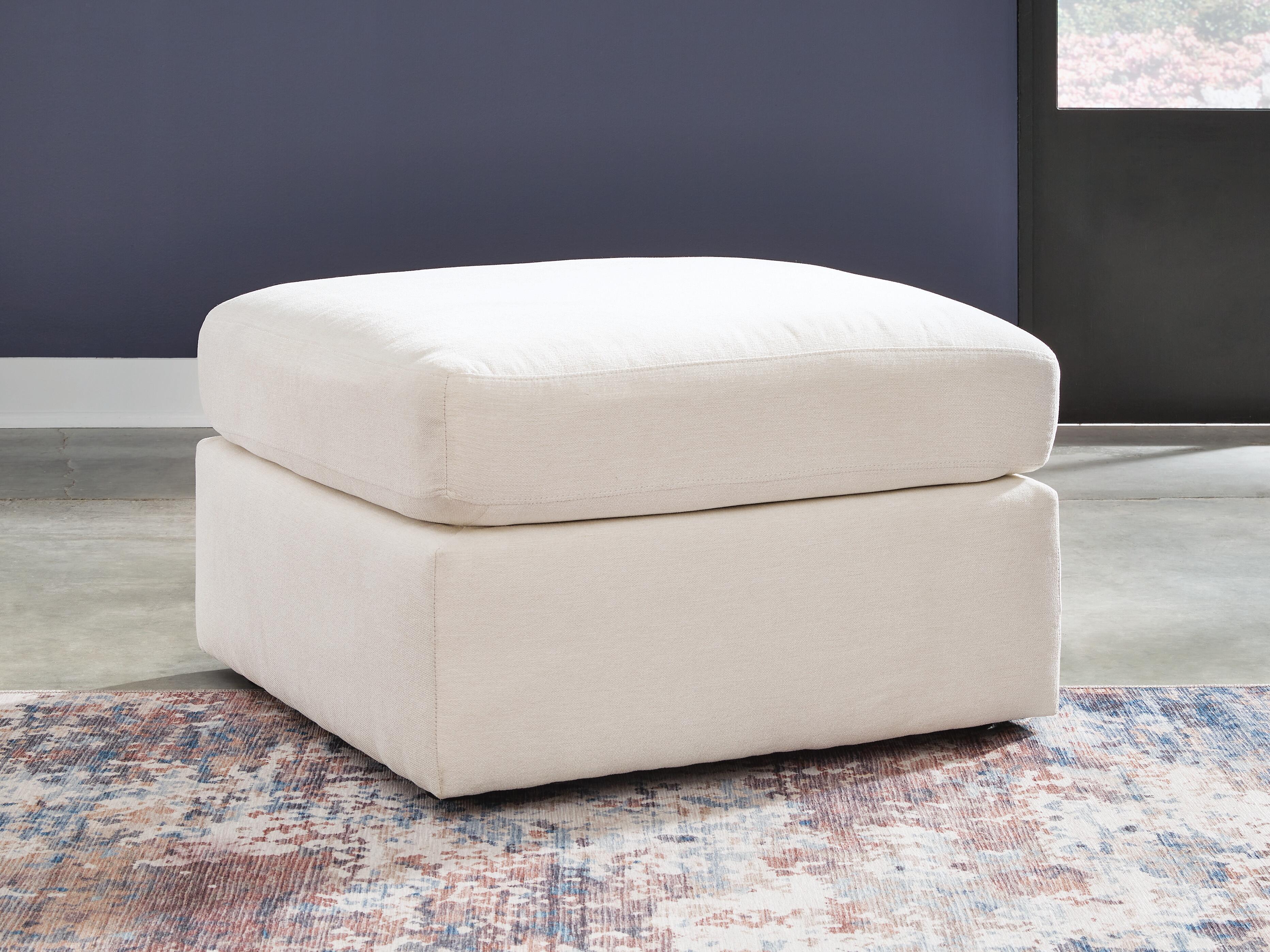 Modmax Oversized Accent Ottoman, Oyster, rollover
