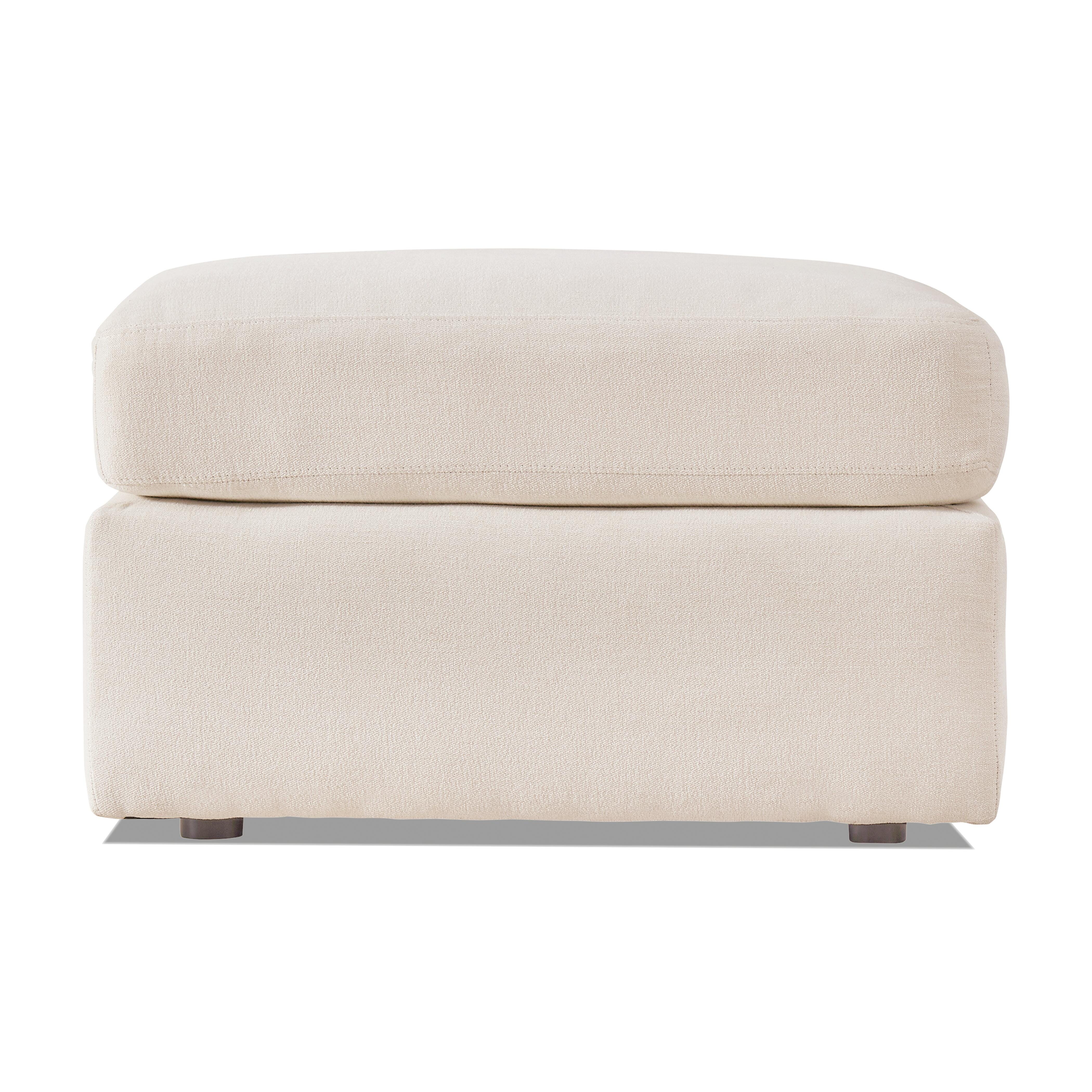 Modmax Oversized Accent Ottoman, Oyster, large