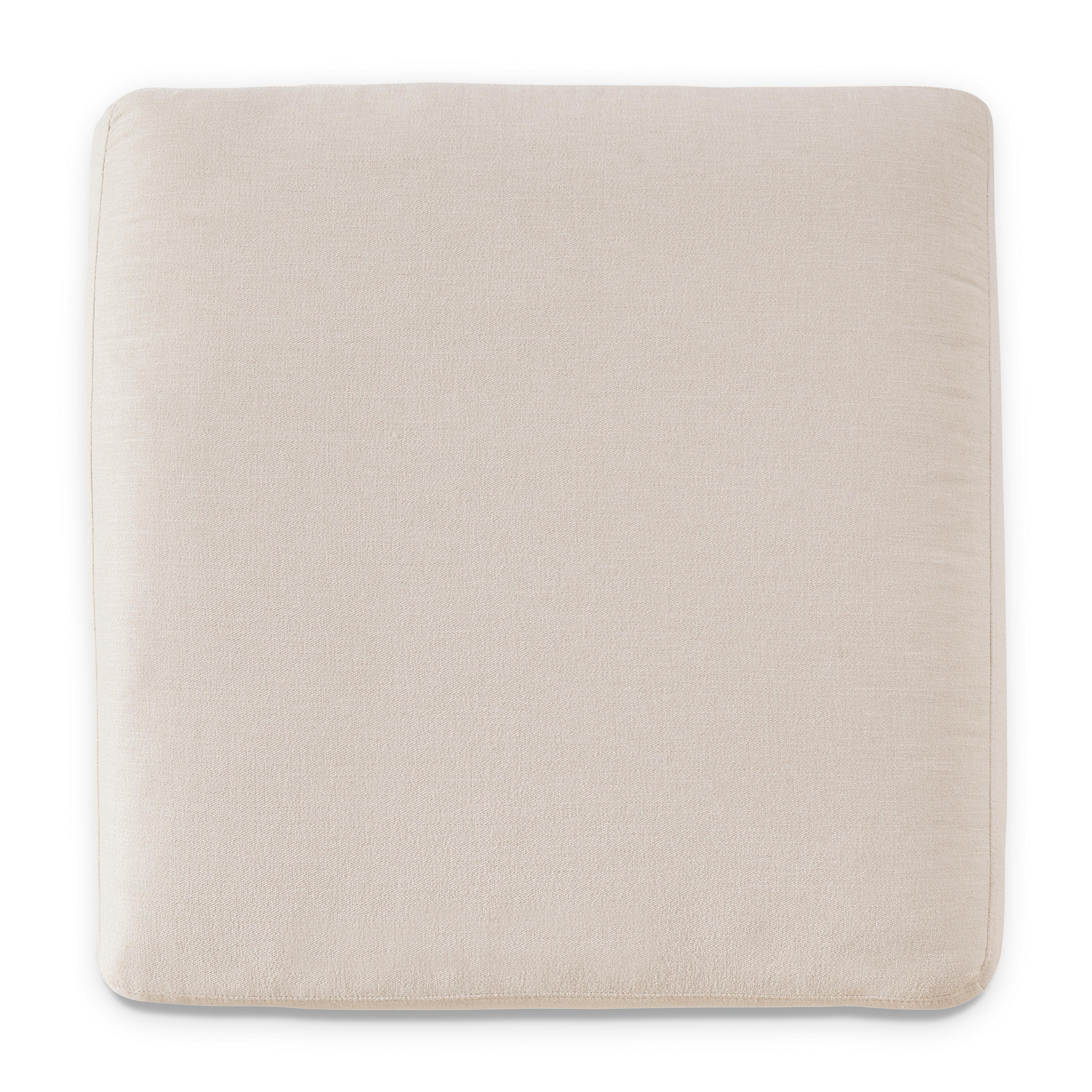 Modmax Oversized Accent Ottoman, Oyster, large