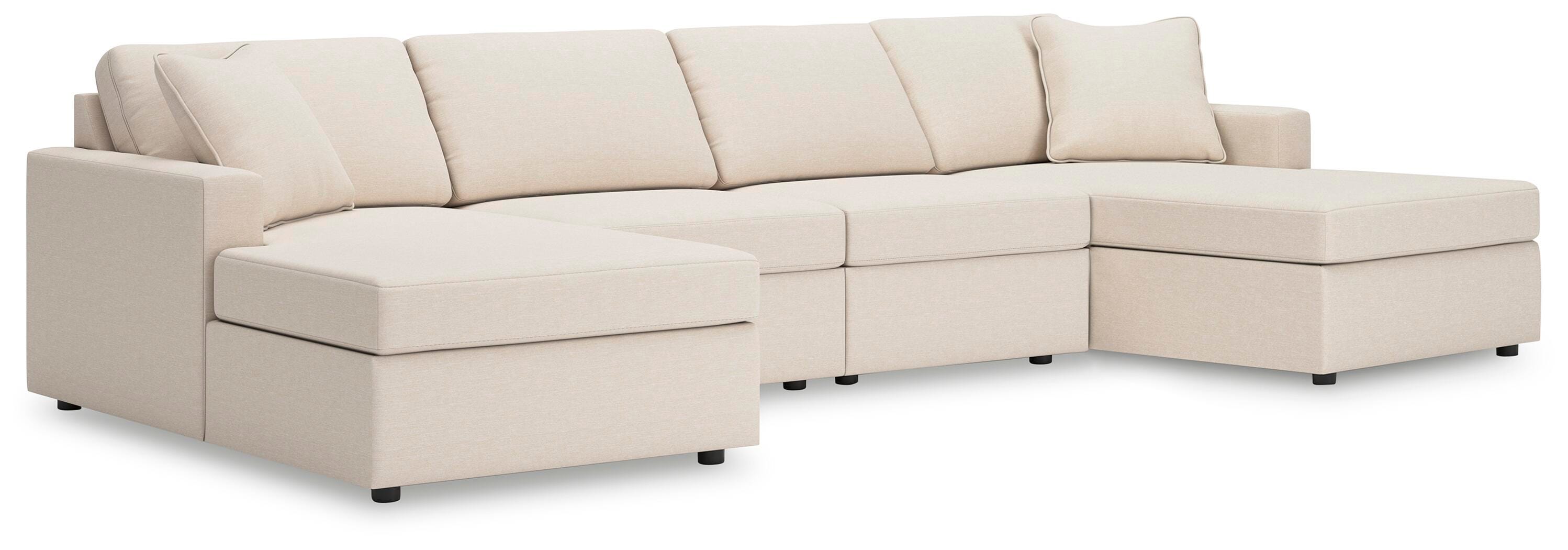 Modmax 4-Piece Sectional with Chaise, Oyster, large