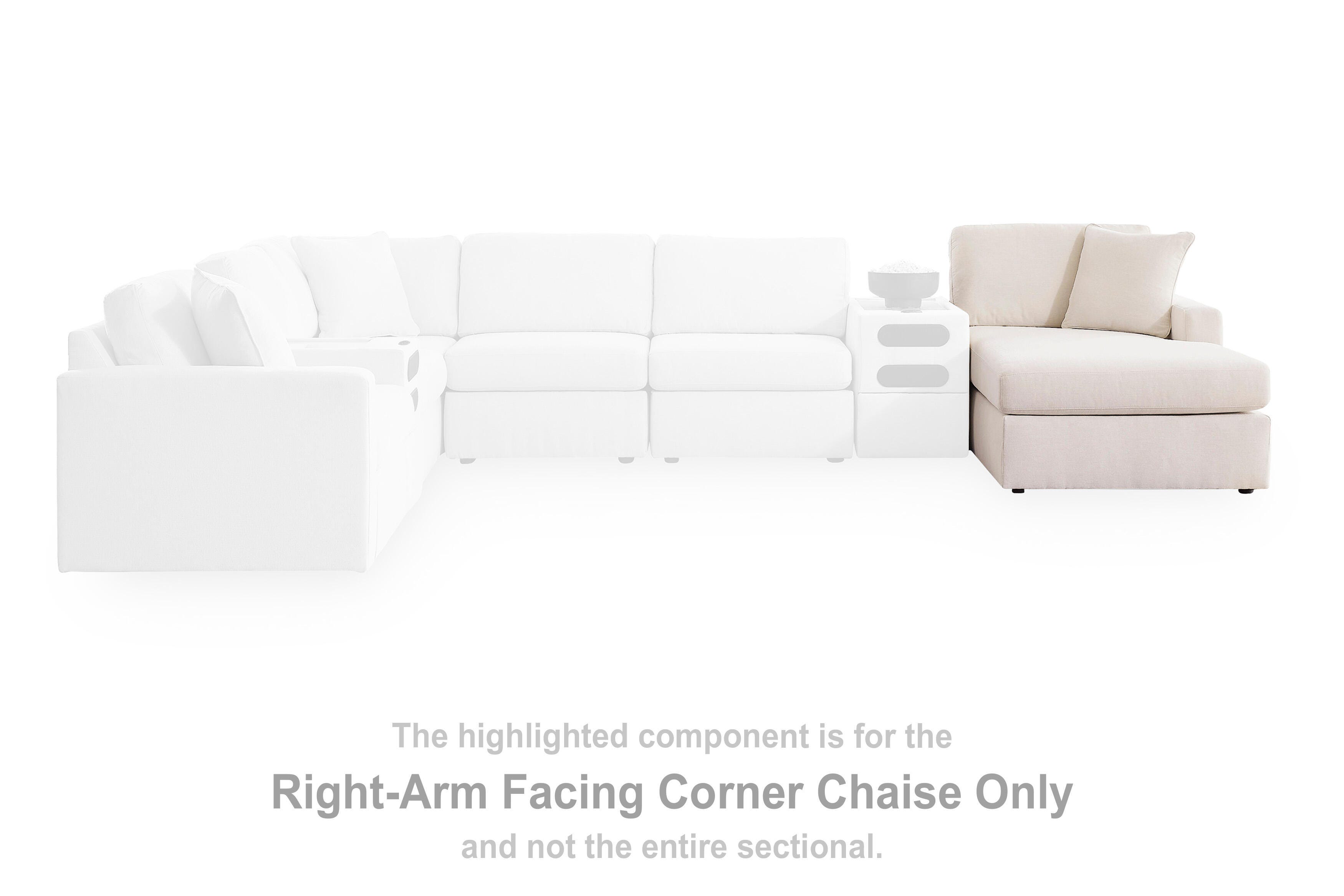Chaise de esquina Modmax con el brazo derecho de frente - image 2