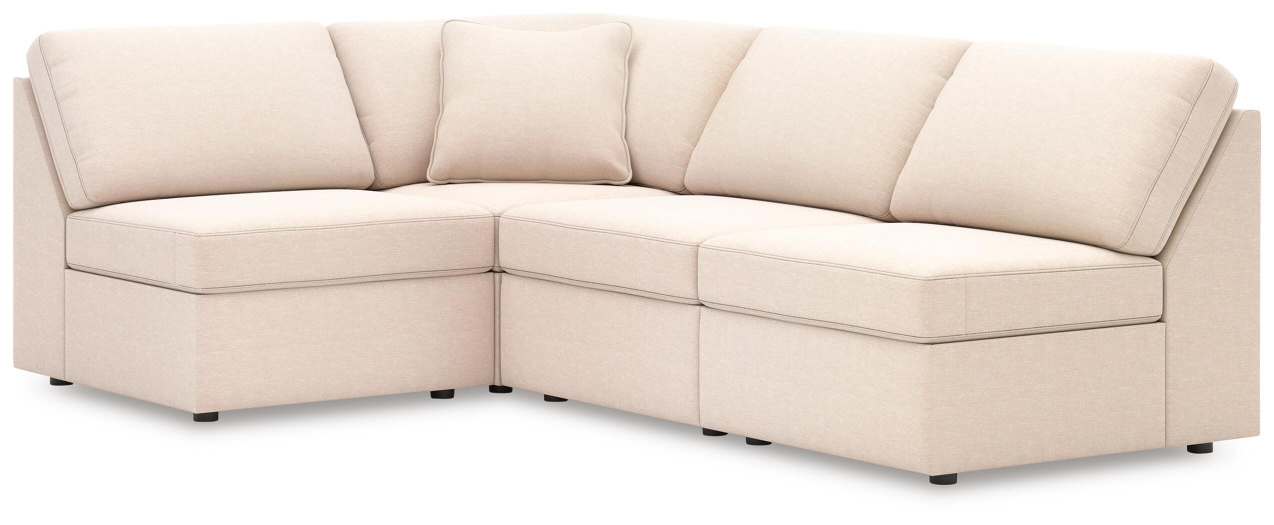 Modmax 4-Piece Sectional, Oyster, large
