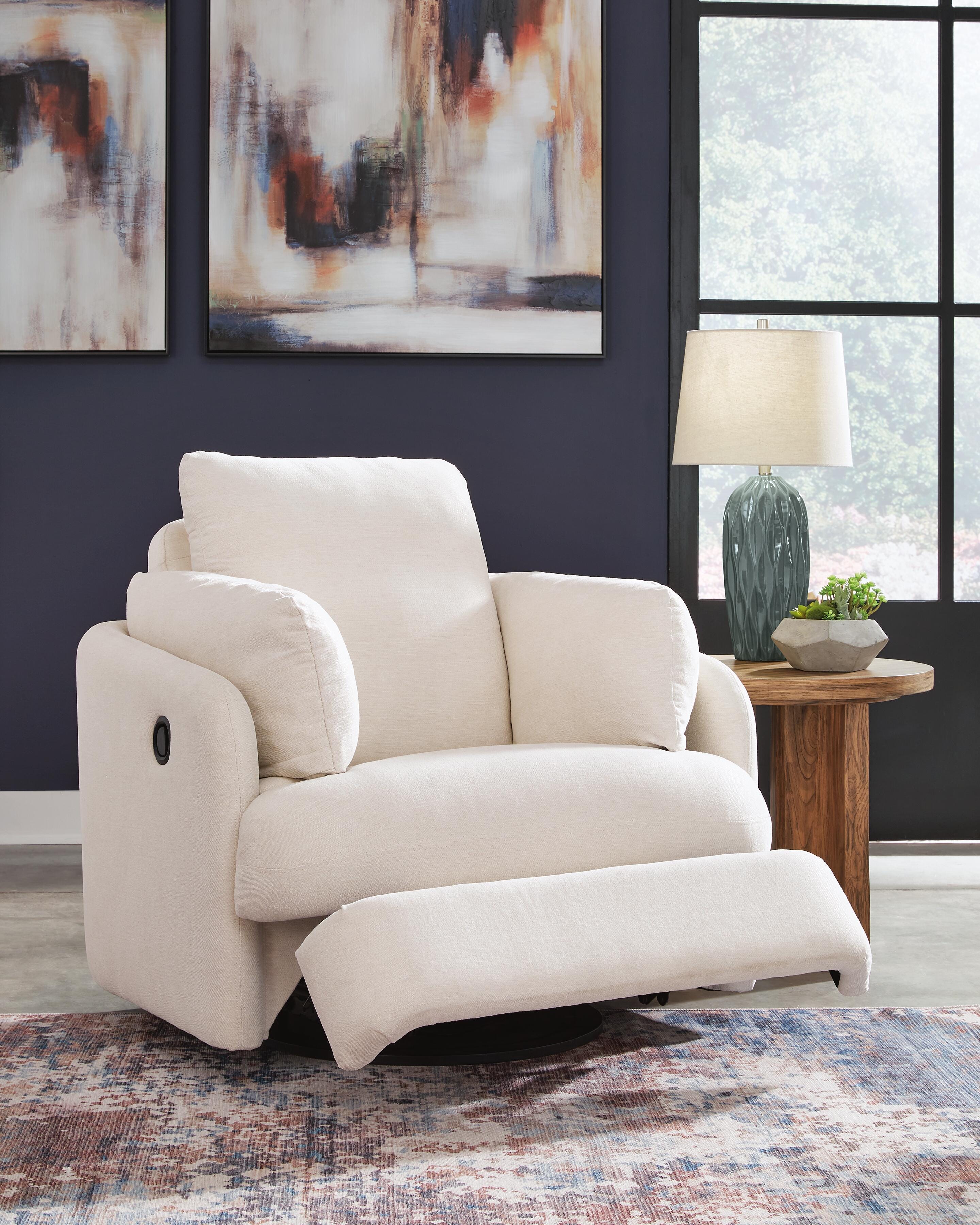 Modmax Next-Gen Nuvella™ Performance Fabric Swivel Glider Recliner