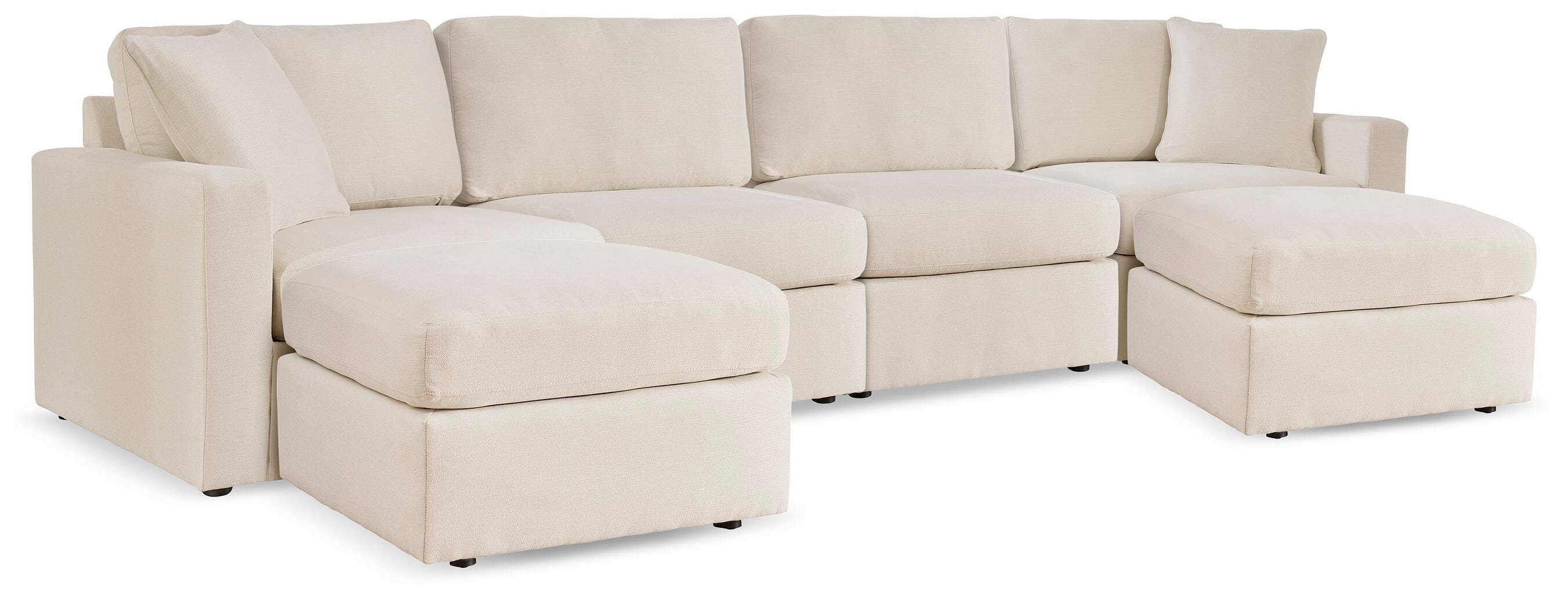 Modmax 4-Piece Sectional and 2 Ottomans - image 1