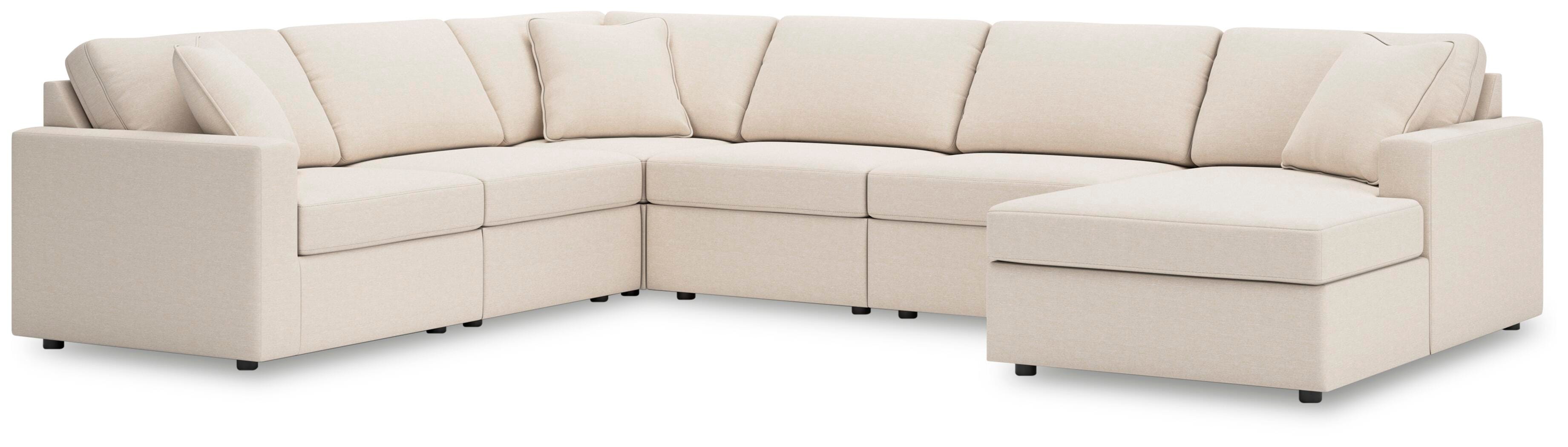 Modmax 6-Piece Sectional with Chaise, Oyster, large
