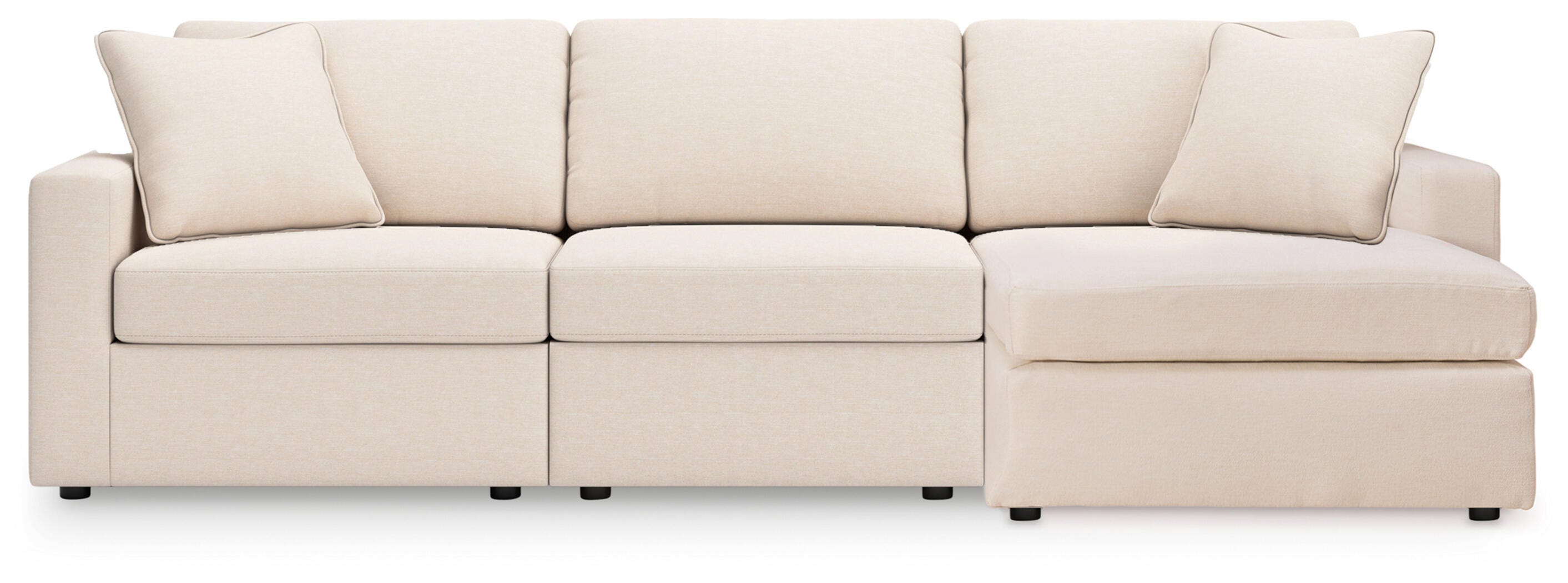 Modmax 3-Piece Sectional with Chaise, Oyster, large