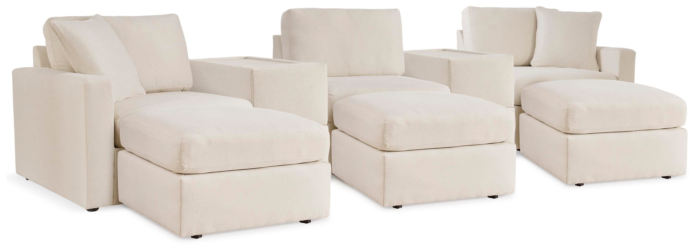Modmax 5-Piece Sectional and 3 Ottomans - image 2