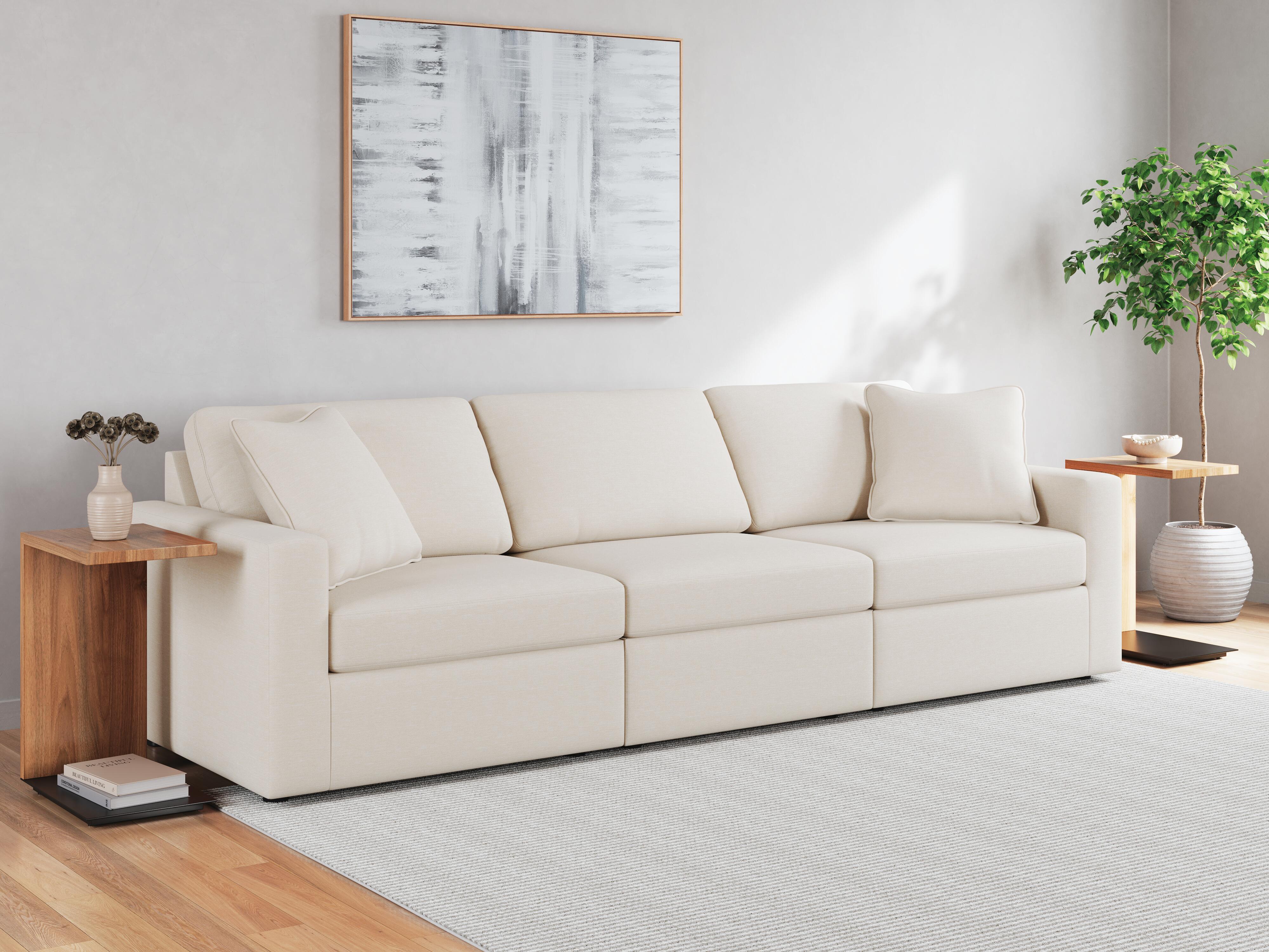 Modmax 3-Piece Sectional, Oyster, large