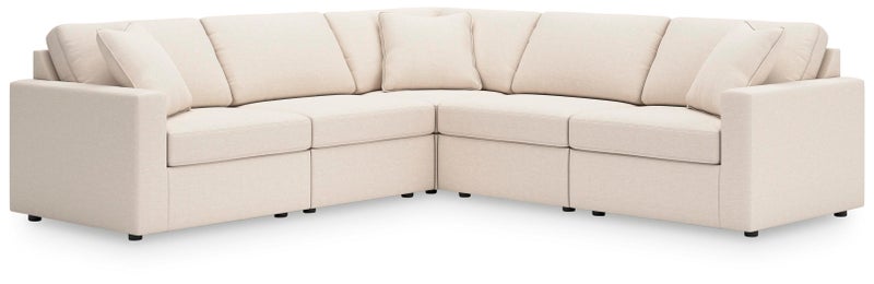 Modmax 5-Piece Next-Gen Nuvella™ Performance Fabric Modular Sectional