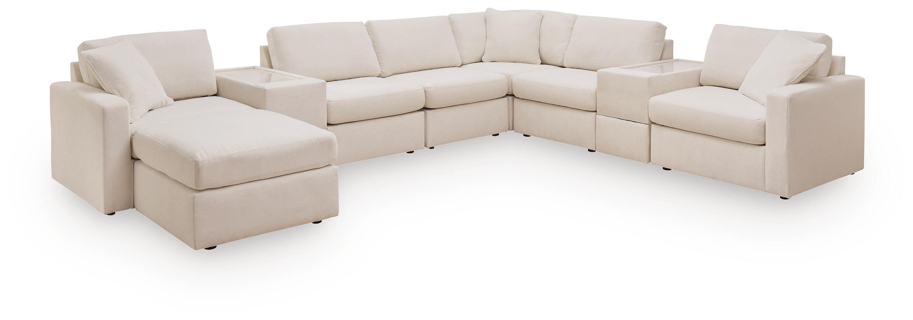 Modmax 8-Piece Sectional and Ottoman - image 2