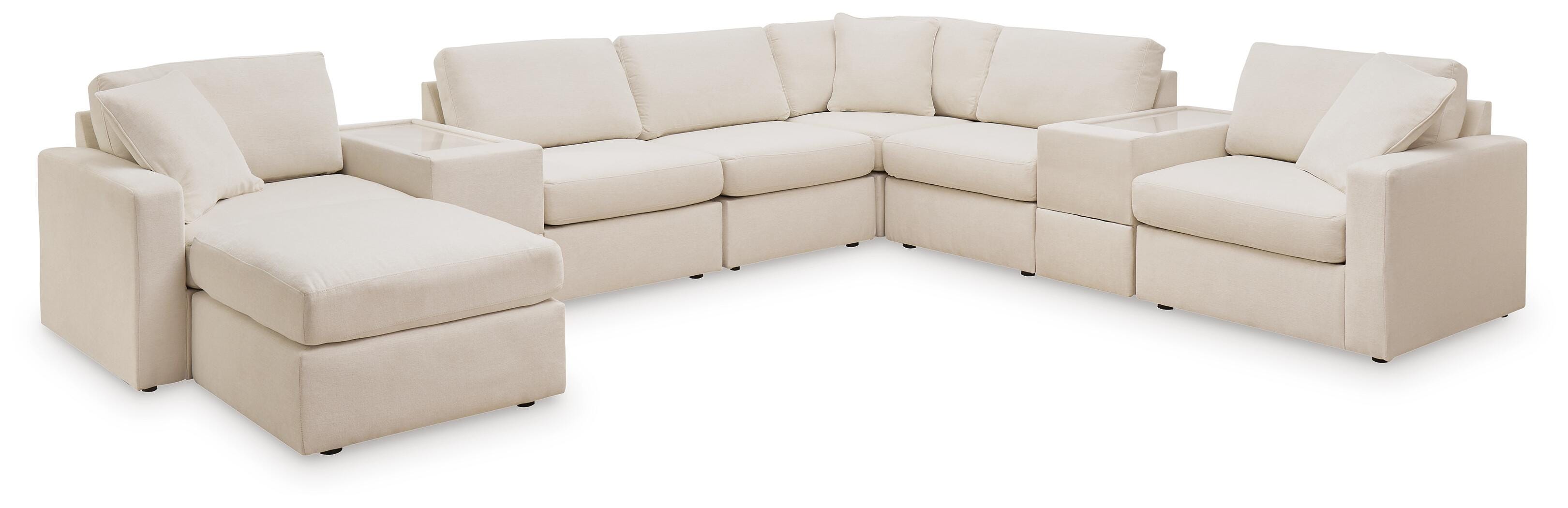 Modmax 8-Piece Sectional and Ottoman - image 2