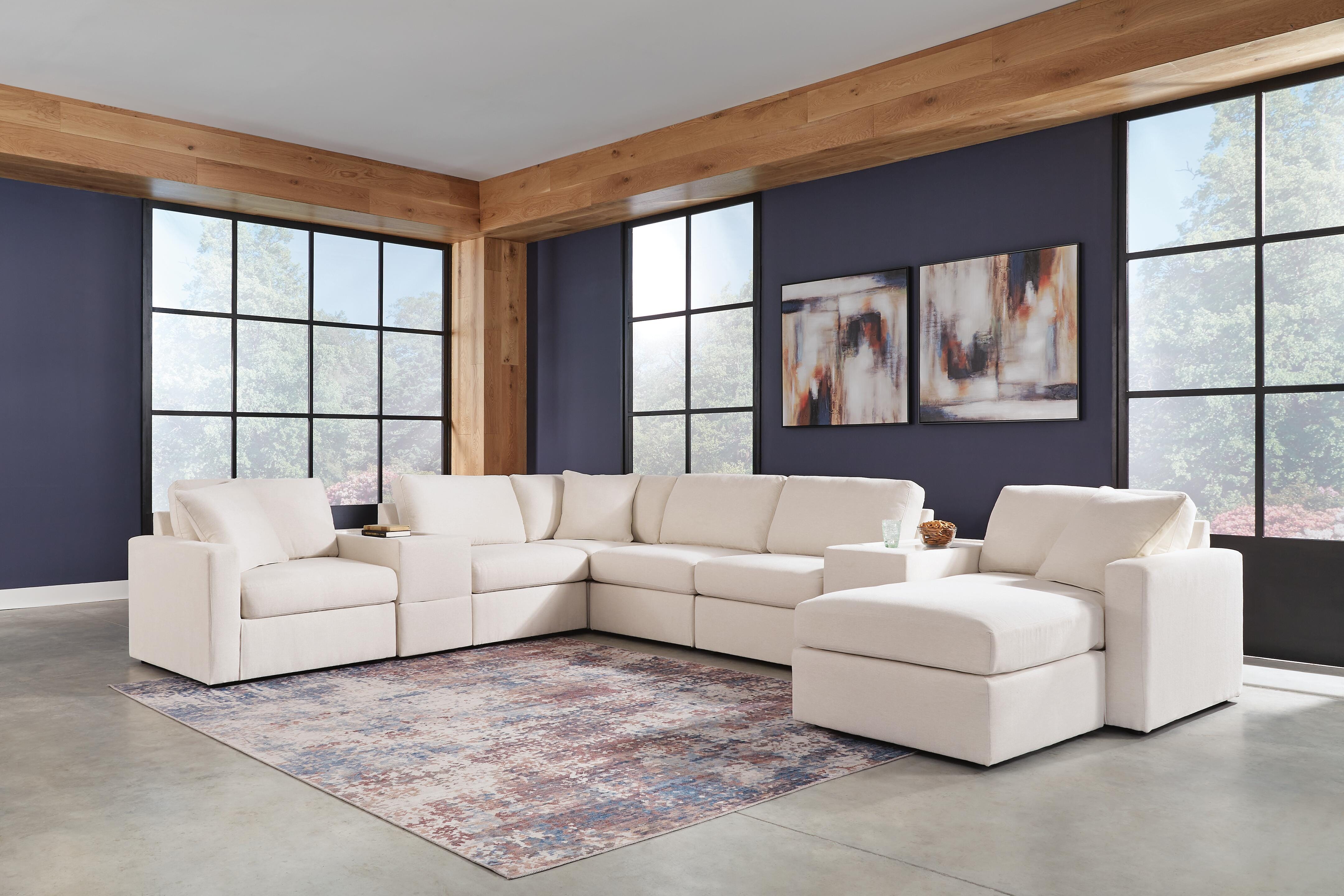 Modmax 8-Piece Sectional and Ottoman - image 1