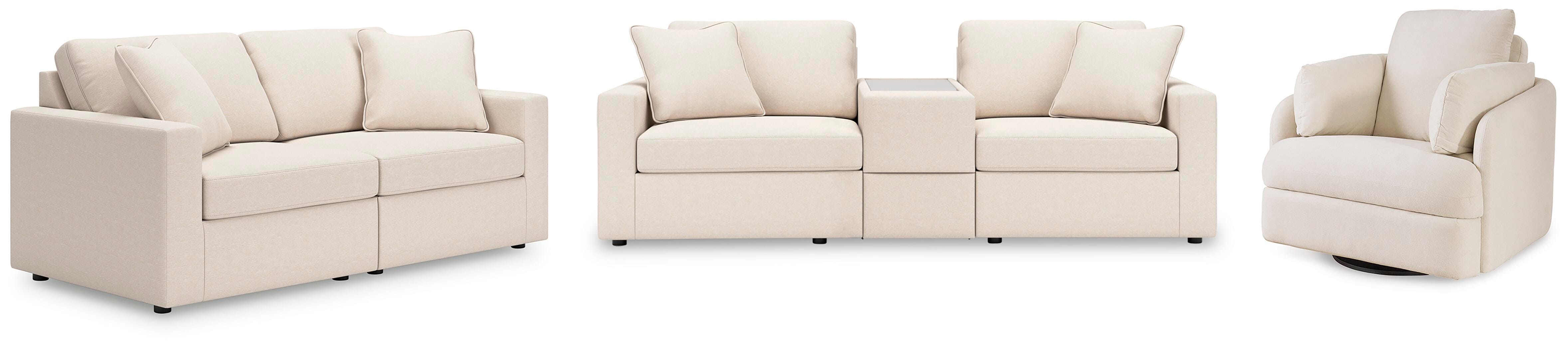 Modmax 3-Piece Sectional Sofa, 2-Piece Sectional Loveseat and Swivel Glider Recliner - image 1