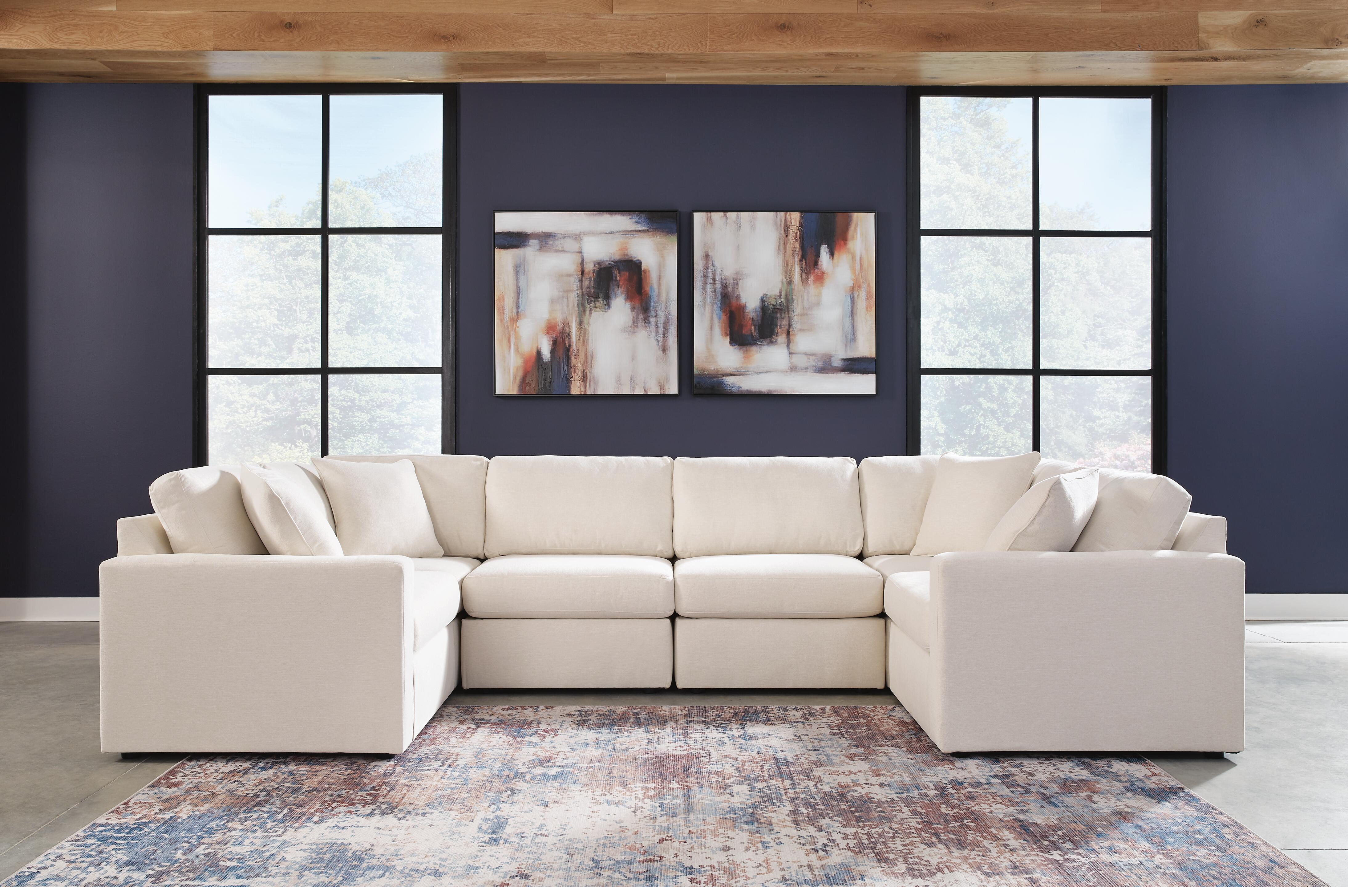 Modmax 6-Piece Sectional and Ottoman - image 6