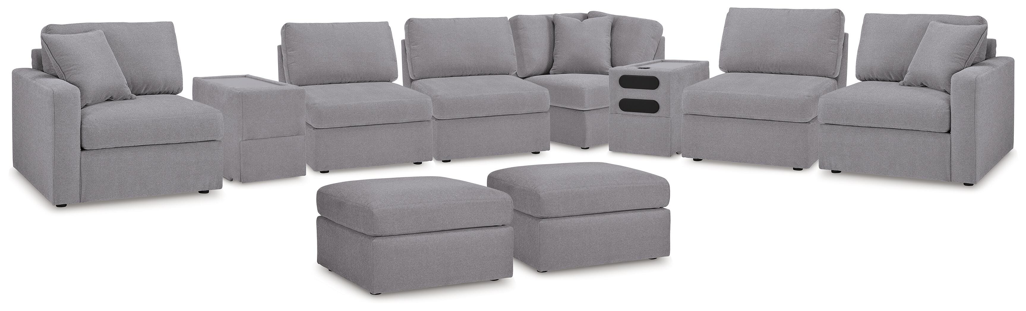 Modmax 8-Piece Sectional and 2 Ottomans - image 1