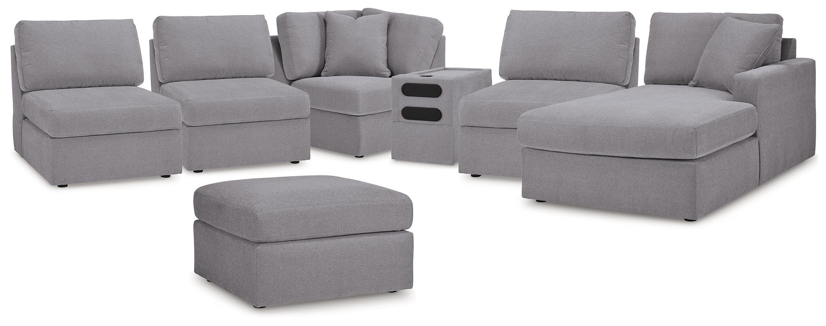 Modmax 6-Piece Sectional with Chaise and Ottoman - image 1