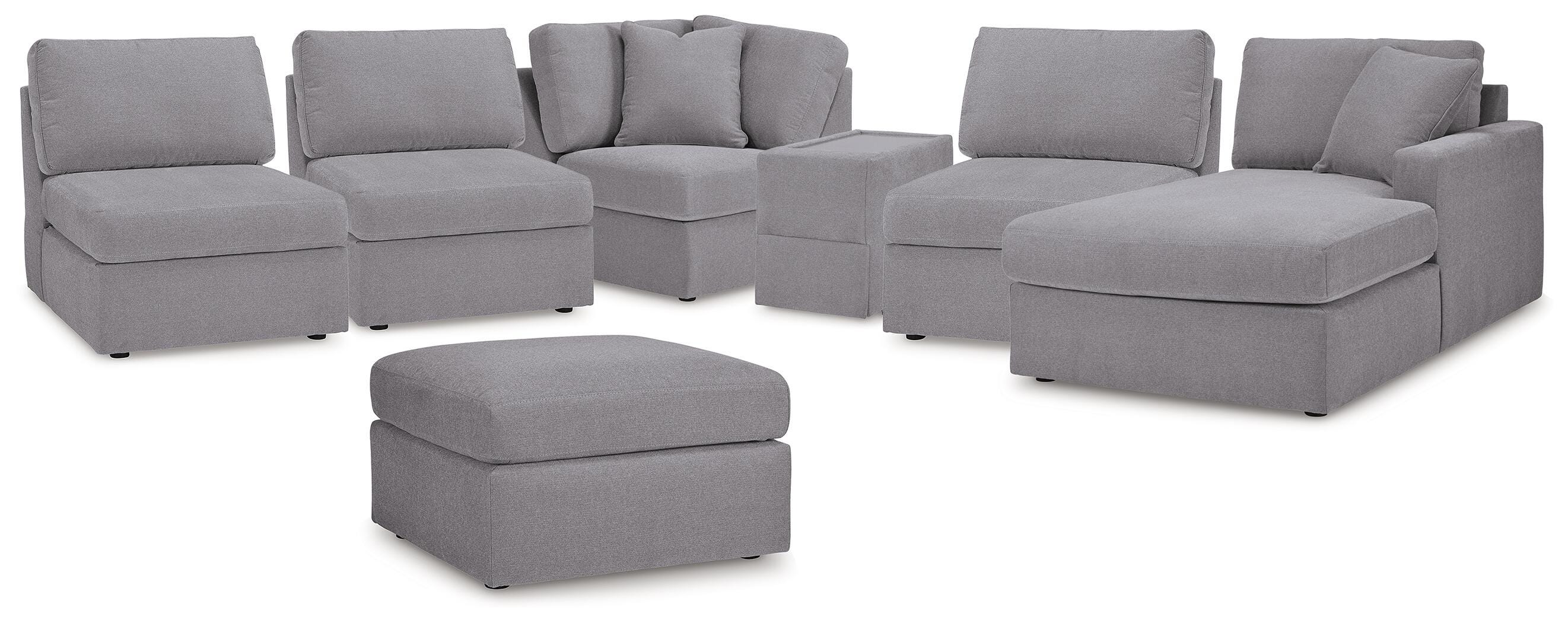 Seccional Modmax de 6 piezas con chaise y otomana - image 1