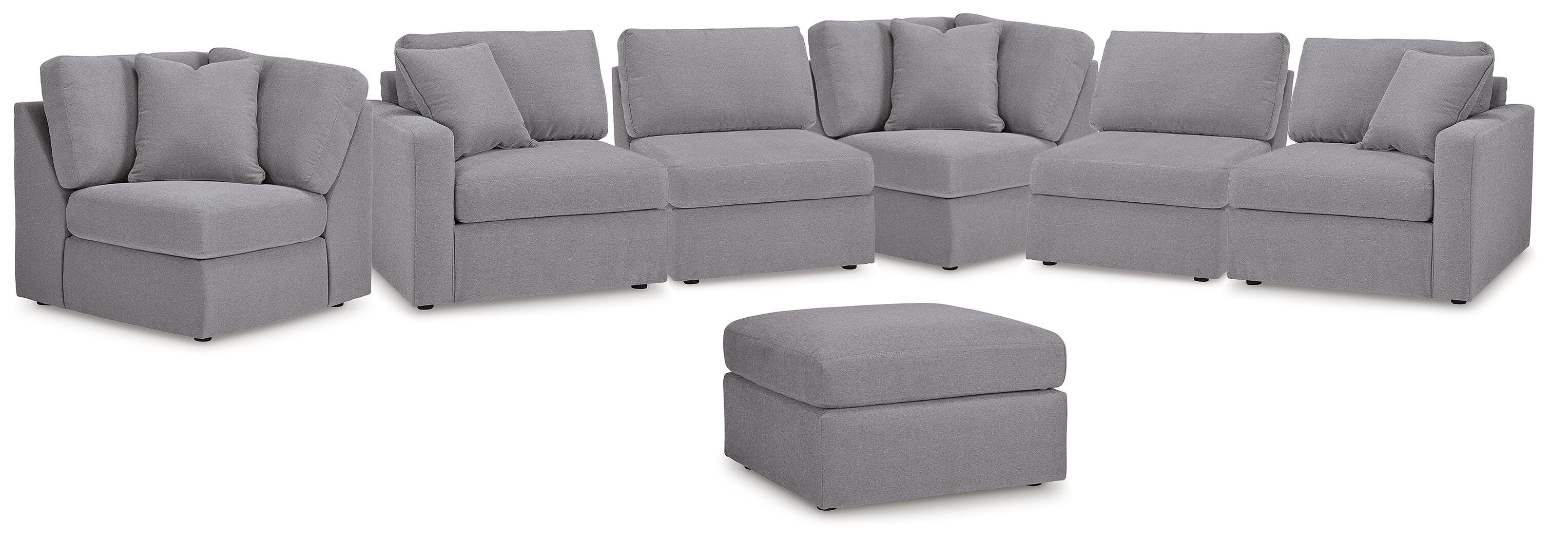 Modmax 6-Piece Sectional and Ottoman - image 1