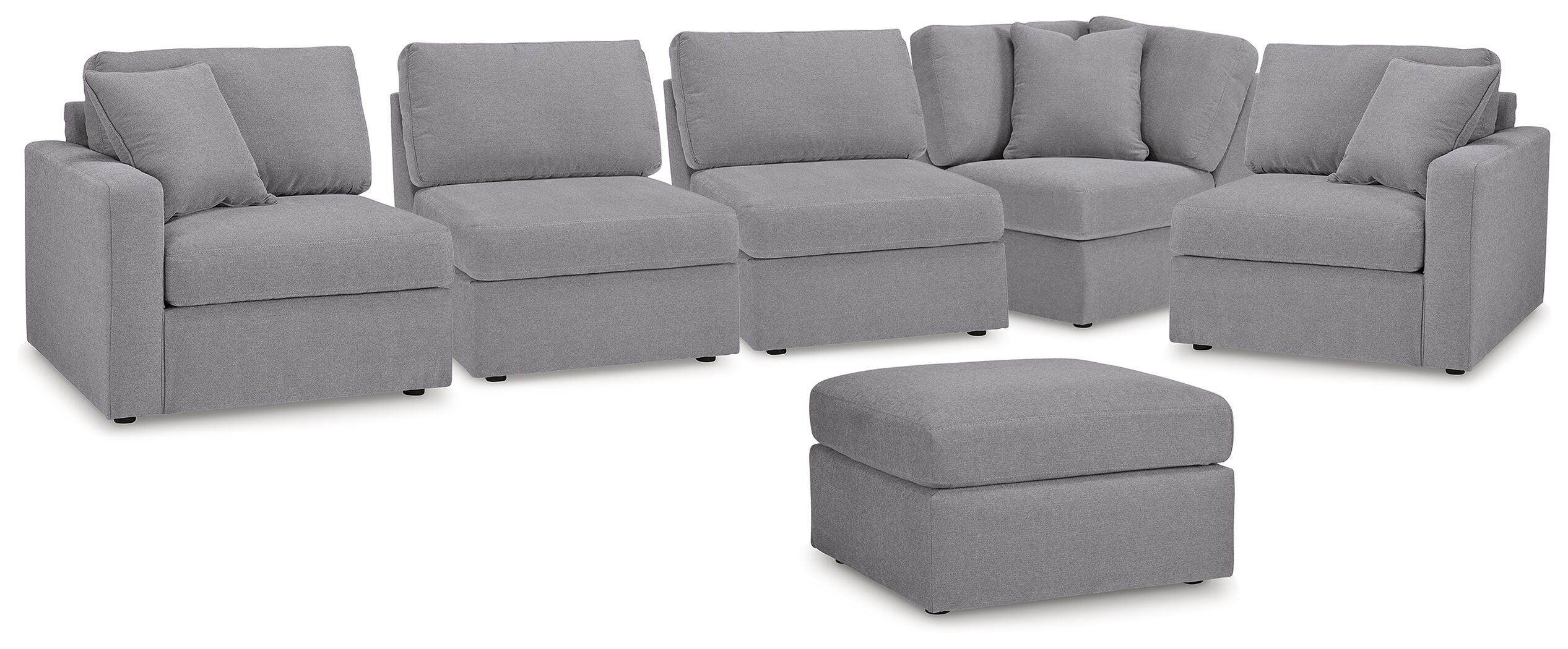 Sofá seccional y otomana Modmax de 5 piezas - image 1