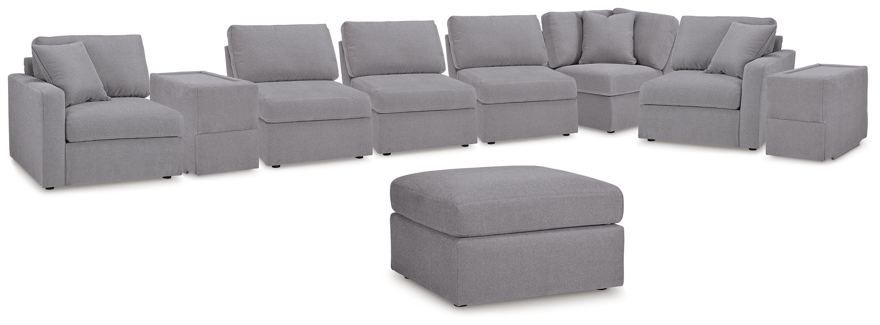 Modmax 8-Piece Sectional and Ottoman - image 1