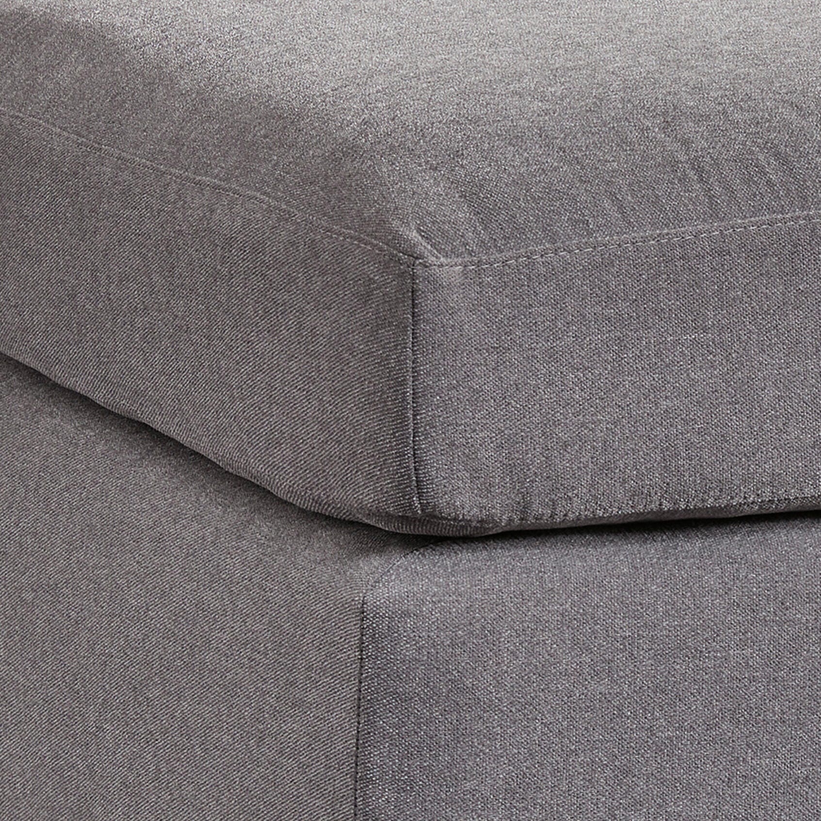 Modmax Oversized Accent Ottoman, Granite, large
