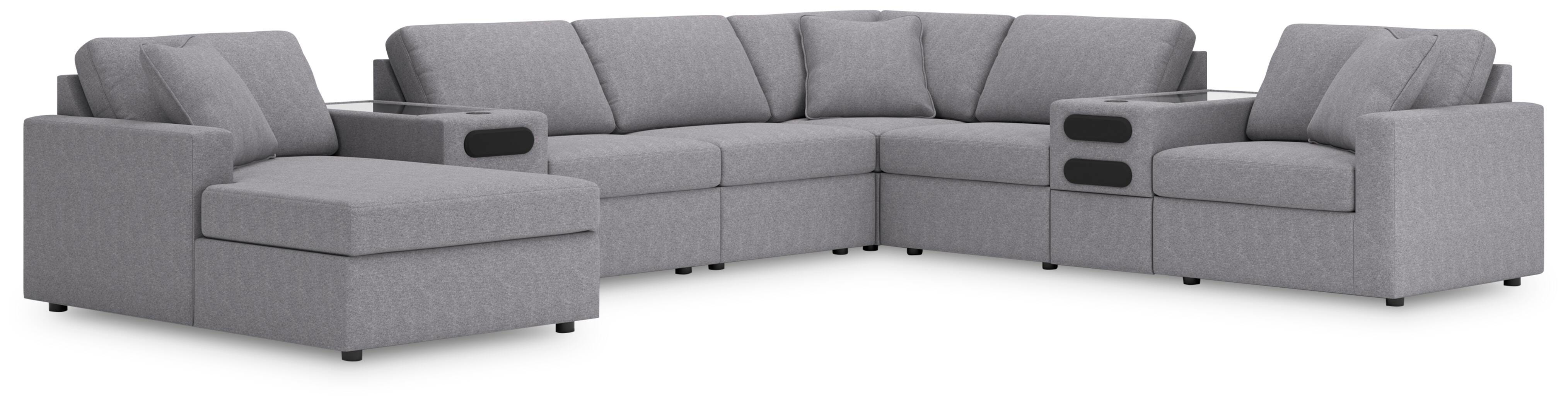 Modmax 8-Piece Sectional with Audio System and Chaise - image 1