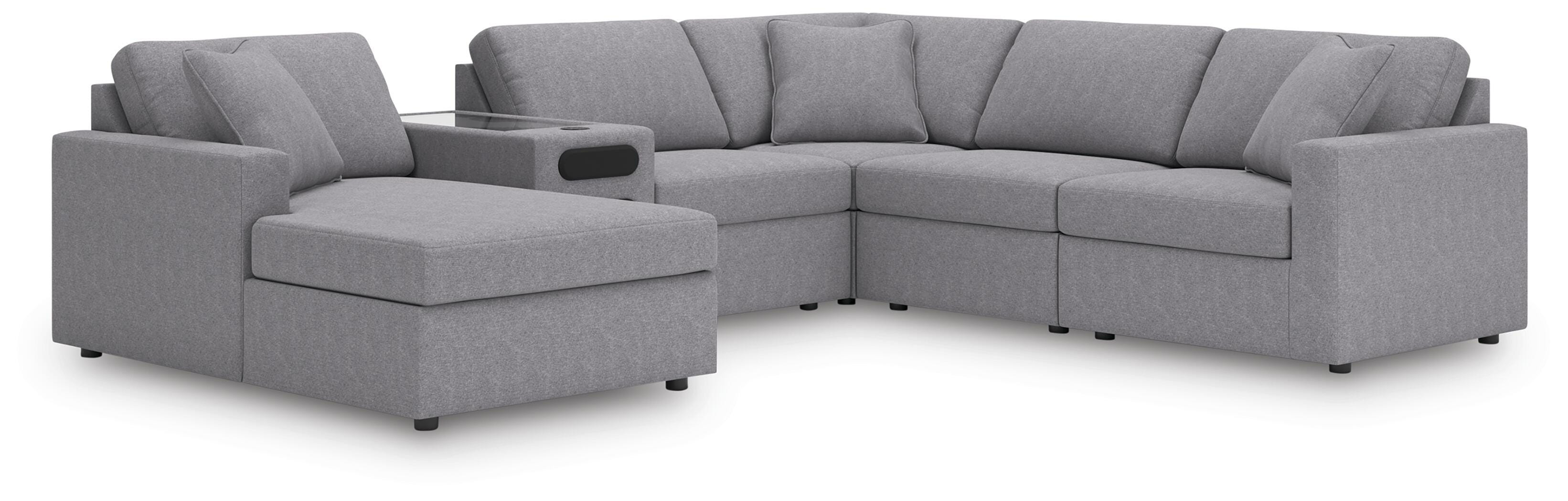 Modmax 6-Piece Sectional with Audio System and Chaise - image 1