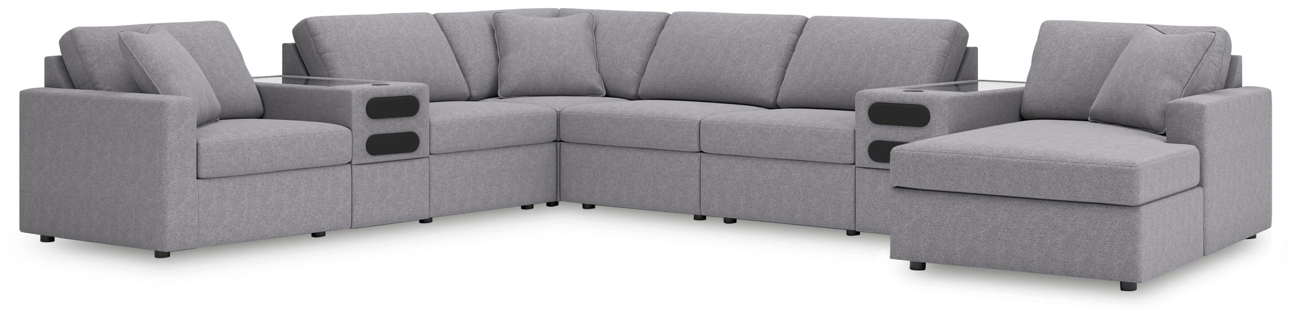 Modmax 8-Piece Sectional with Audio System and Chaise - image 1