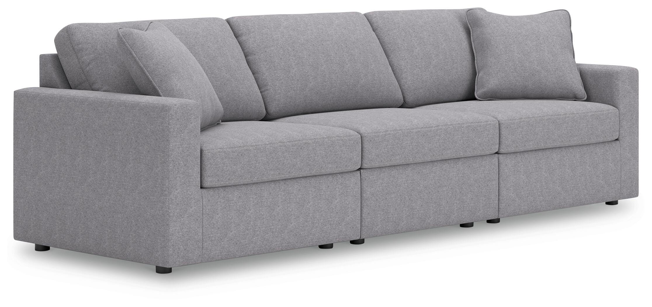 Modmax 3-Piece Sectional, Granite, large
