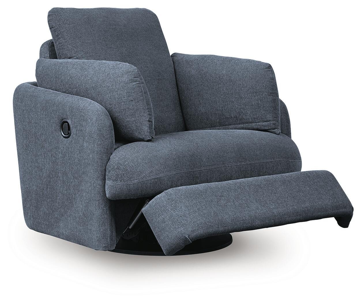 Modmax Swivel Glider Recliner, Ink, large