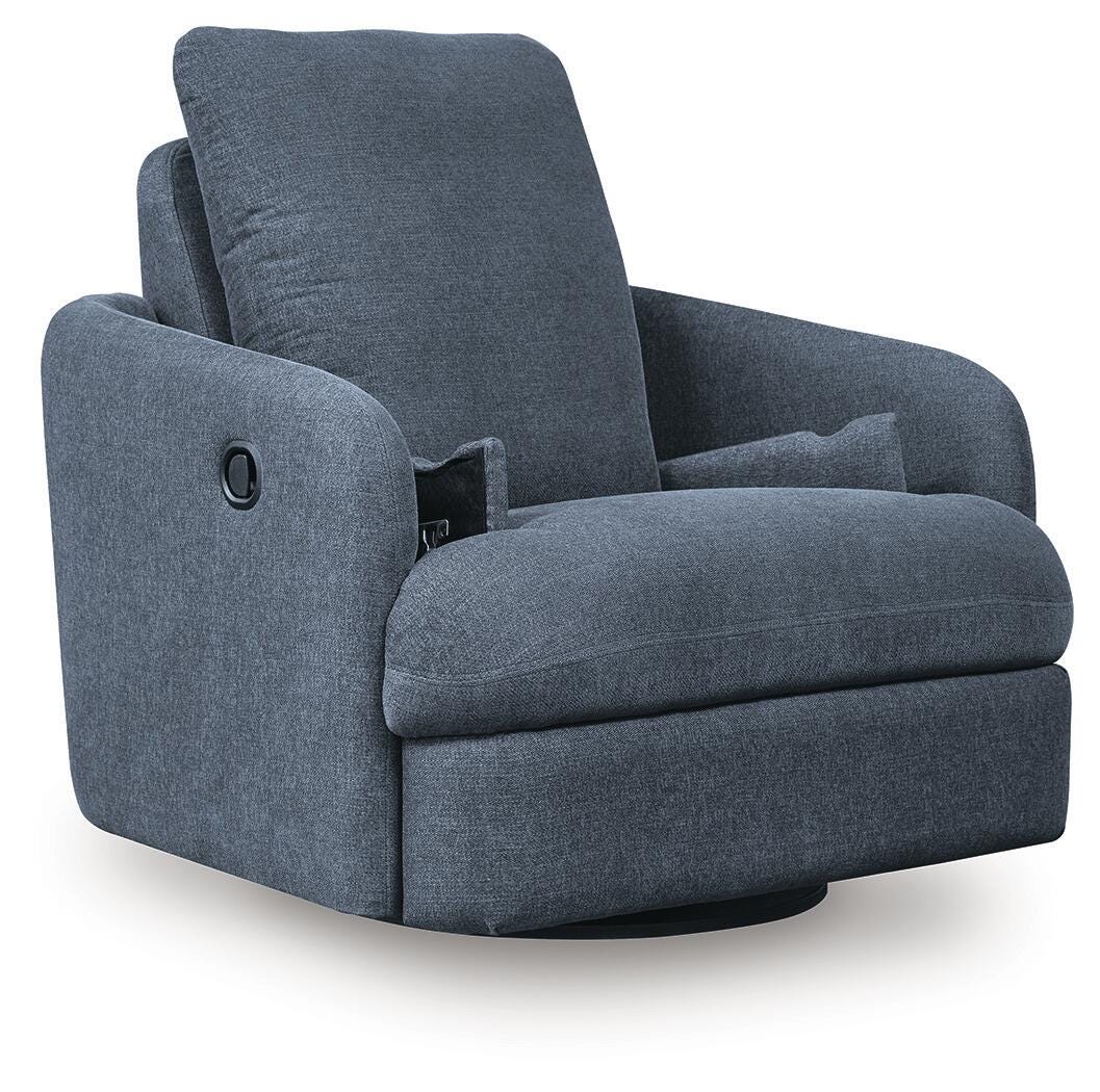 Modmax Swivel Glider Recliner, Ink, large